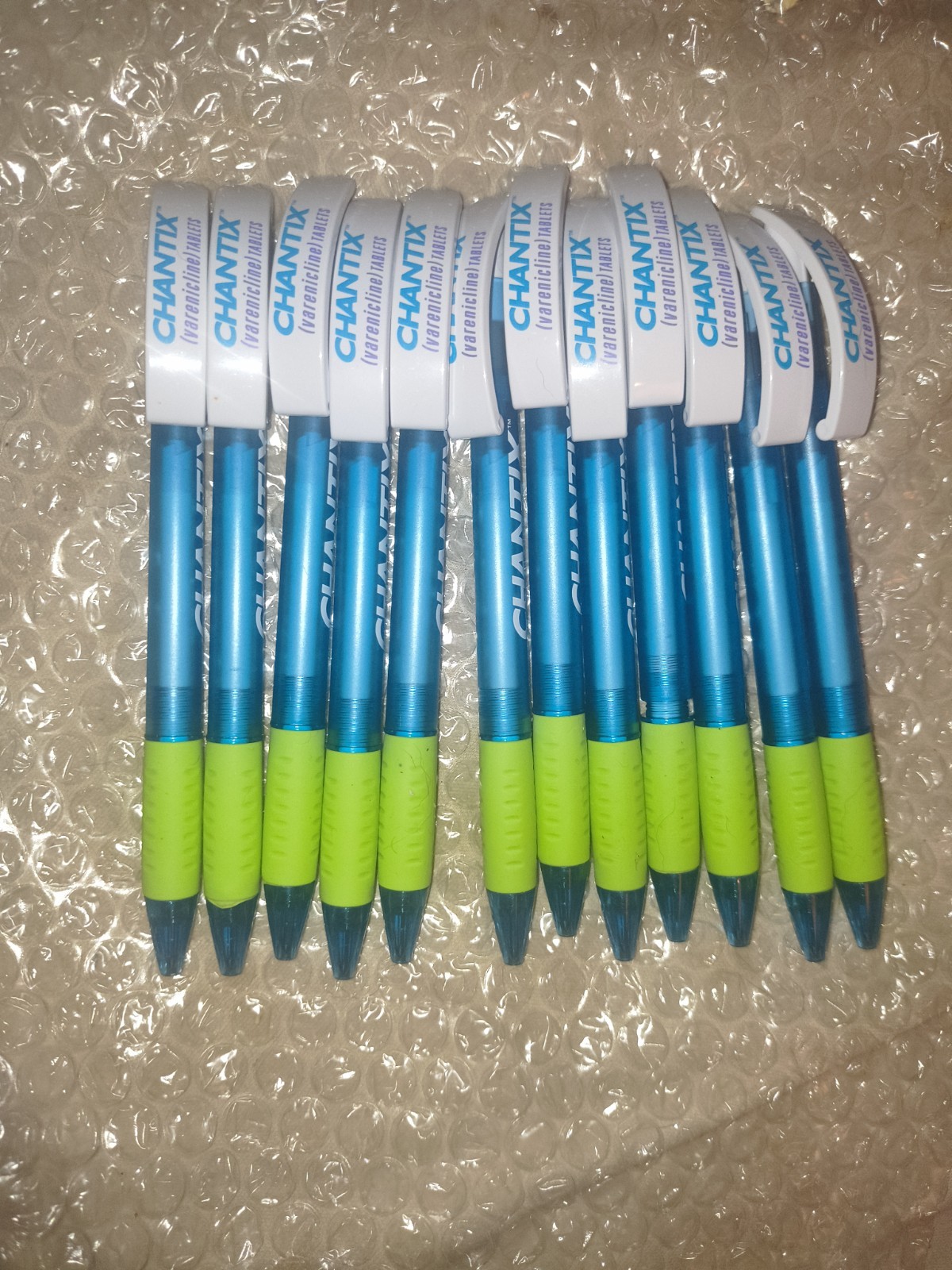 Pharmaceutical Drug Rep Lot Of 4 Never Used CHANTIX PENS, Very Nice And Pretty
