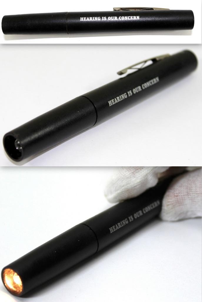 Vintage Adva Lite “HEARING IS OUR CONCERN” Exam Penlight Flashlight Made in USA