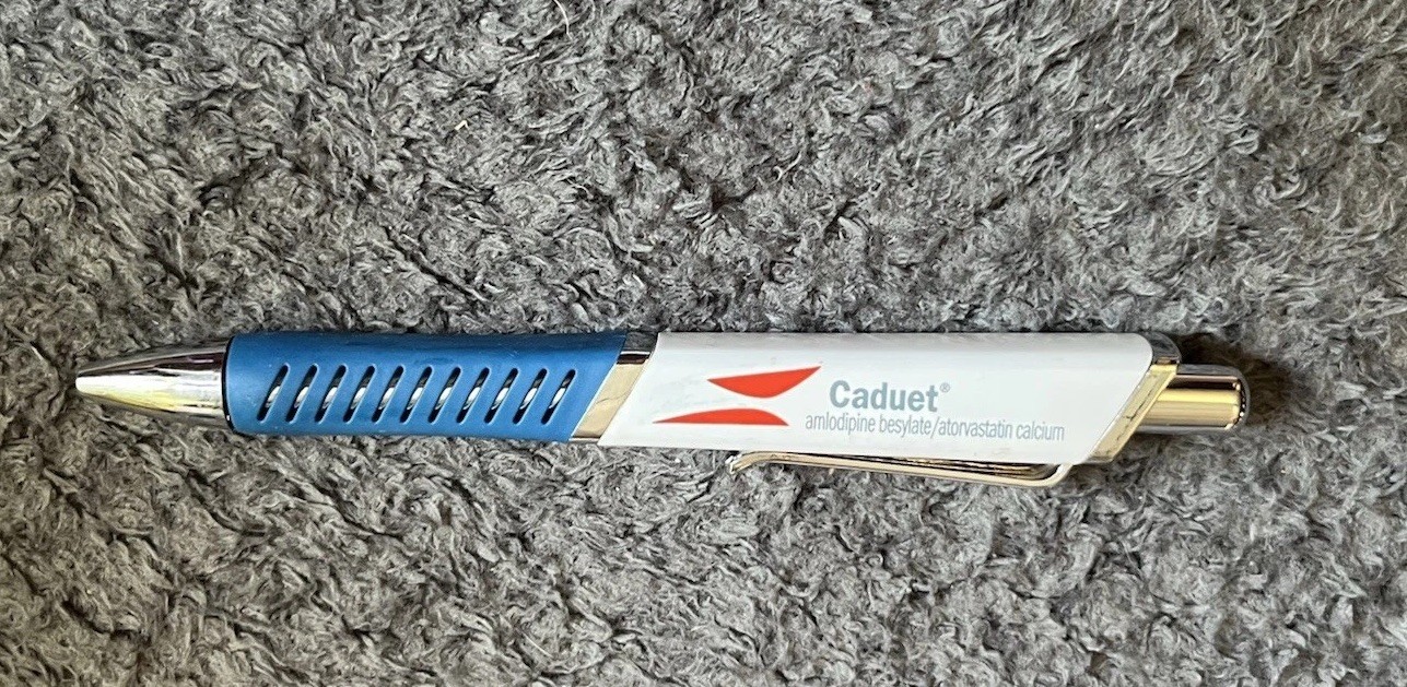 Lipitor Caduet Pharmaceutical Drug Rep Pen Collectible