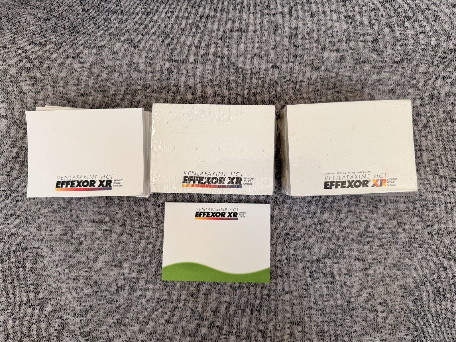 Lot – Effexor Sticky Note Pads Post it Drug rep pharmaceutical advertising AS IS