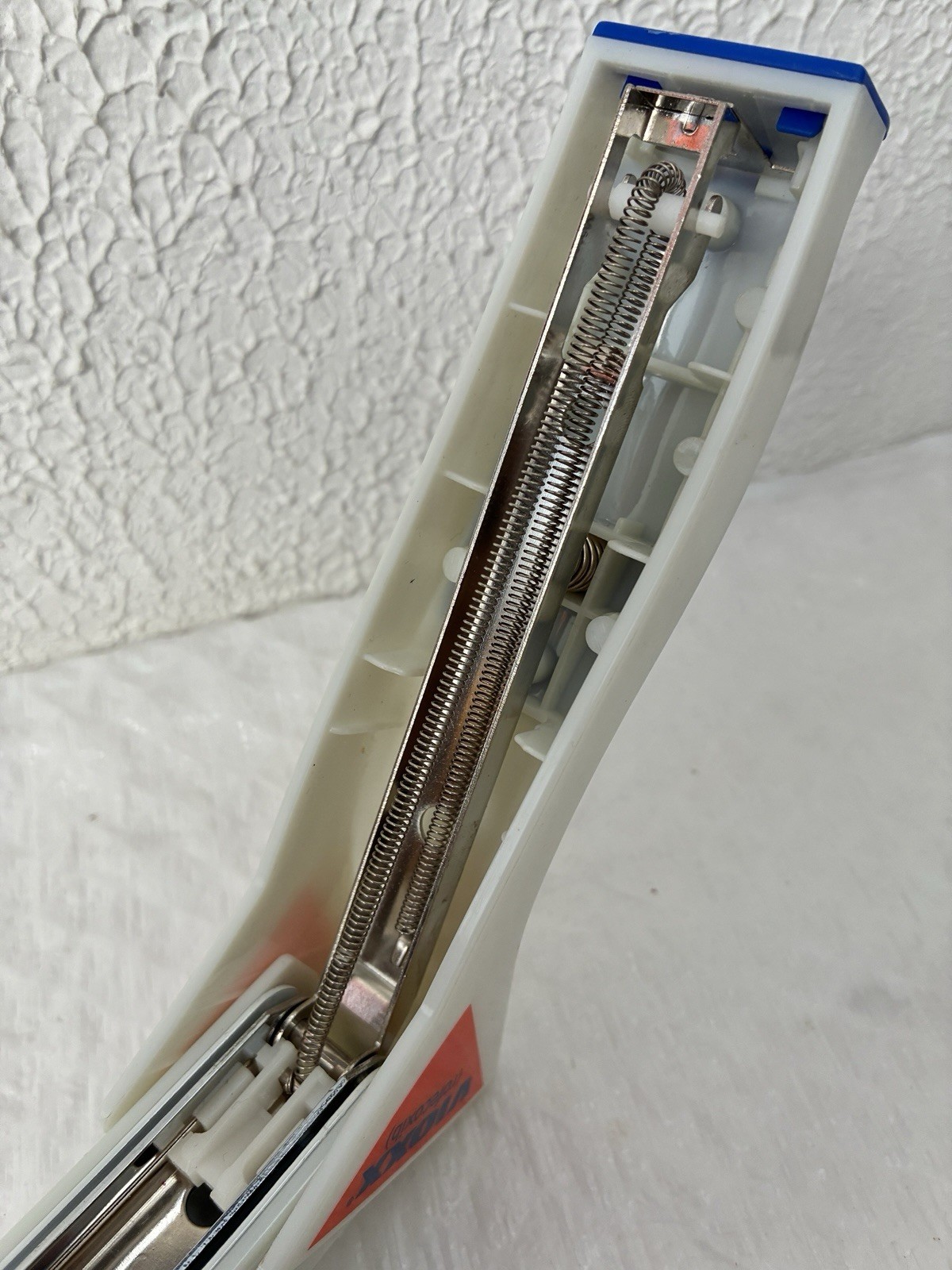 VIOXX STAPLER Drug Rep Pharmaceutical Promo Advertising Blue & Orange