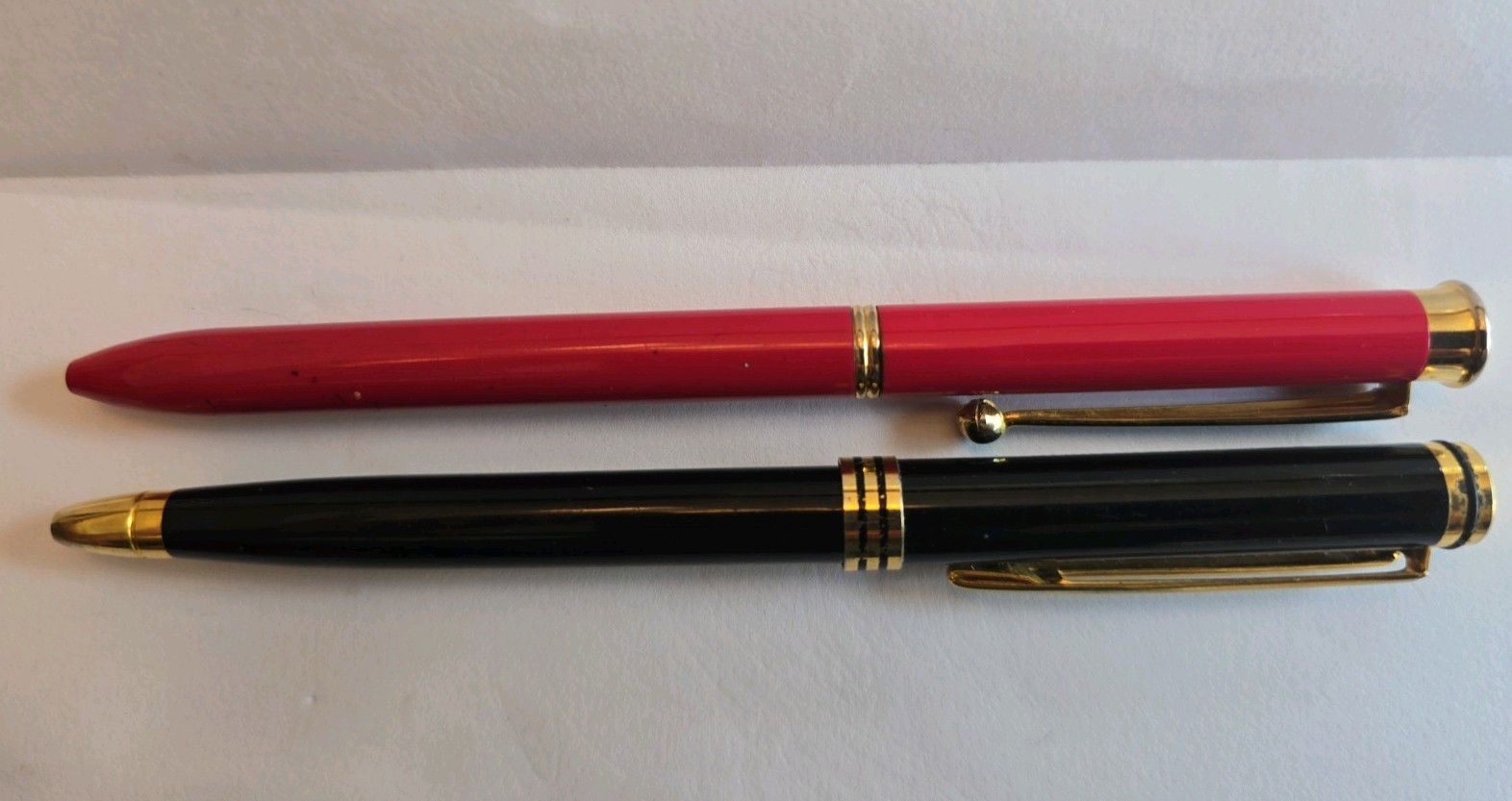 Lotensin Metal Pens x2 Pharmaceutical Drug Promo Medical Vintage Writes