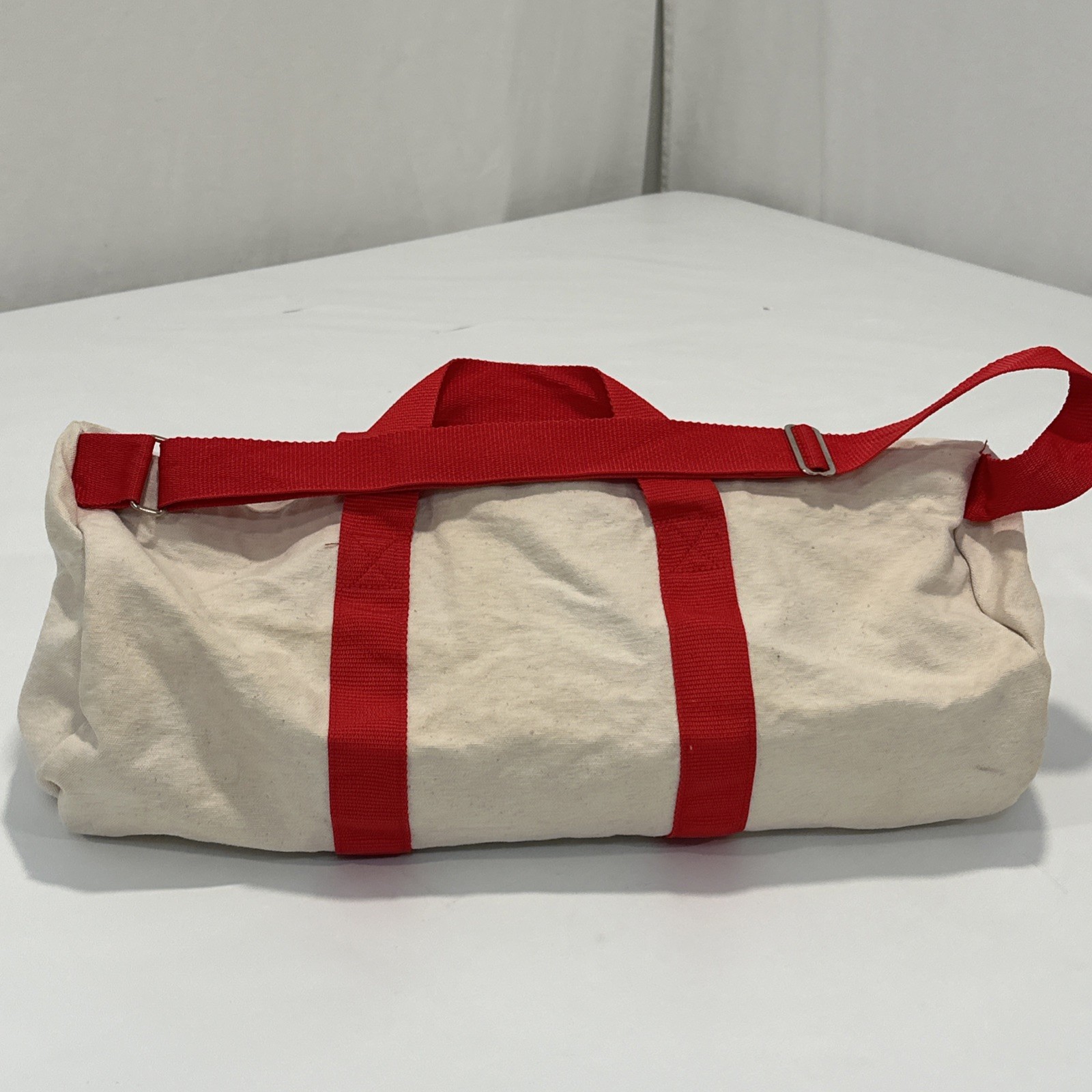 Vtg 80s 90s Capoten Captopril Drug Rep Pharmaceutical Canvas Tote Duffel Mead
