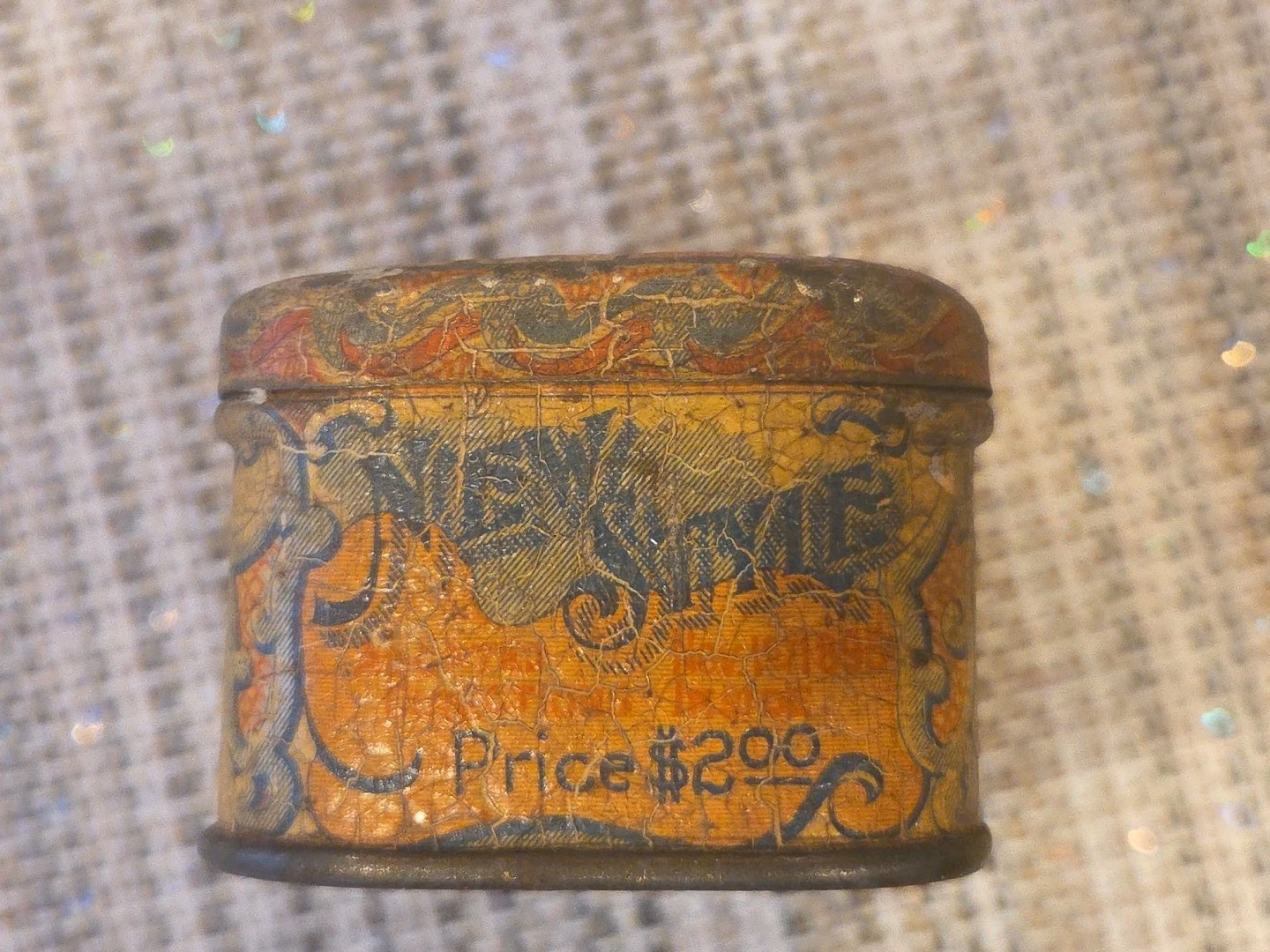 Antique 1910s Dr. Martel’s French Female Pills Box Tin Empty New York Uncommon