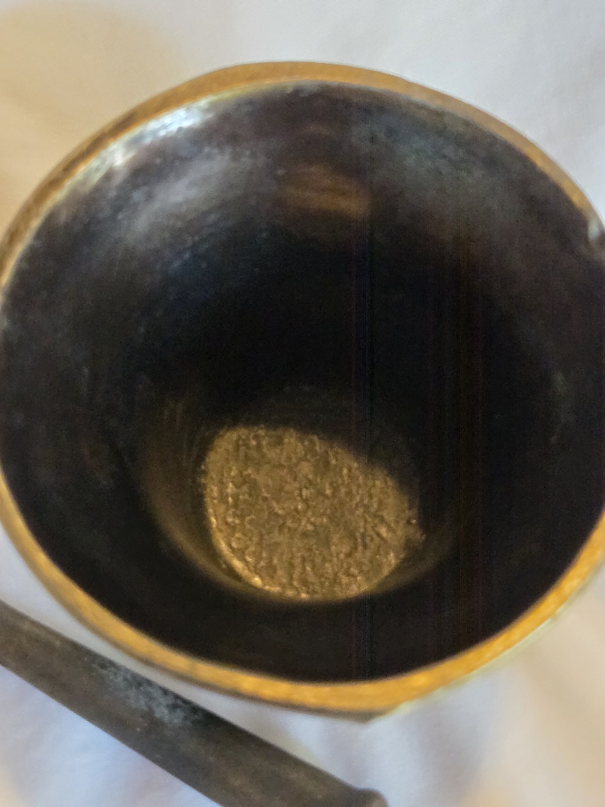 1976 US Bicentennial Bronze Pharmacy Mortar and Pestle Liberty Bell Design