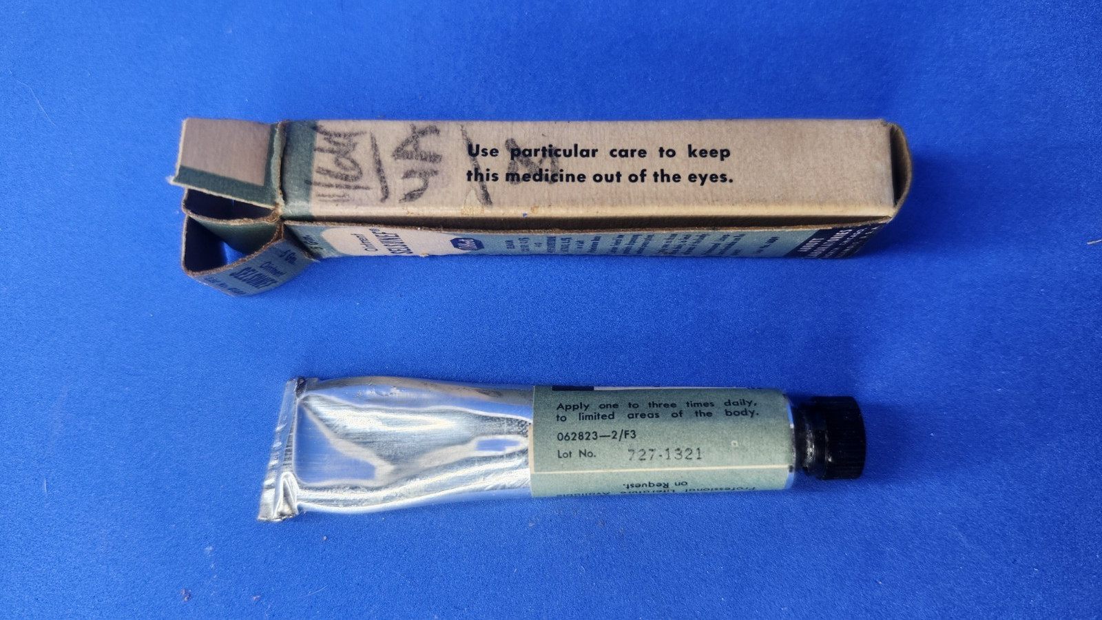Vintage Abbott Laboratories Selsun Ointment pharmacy item 1960s