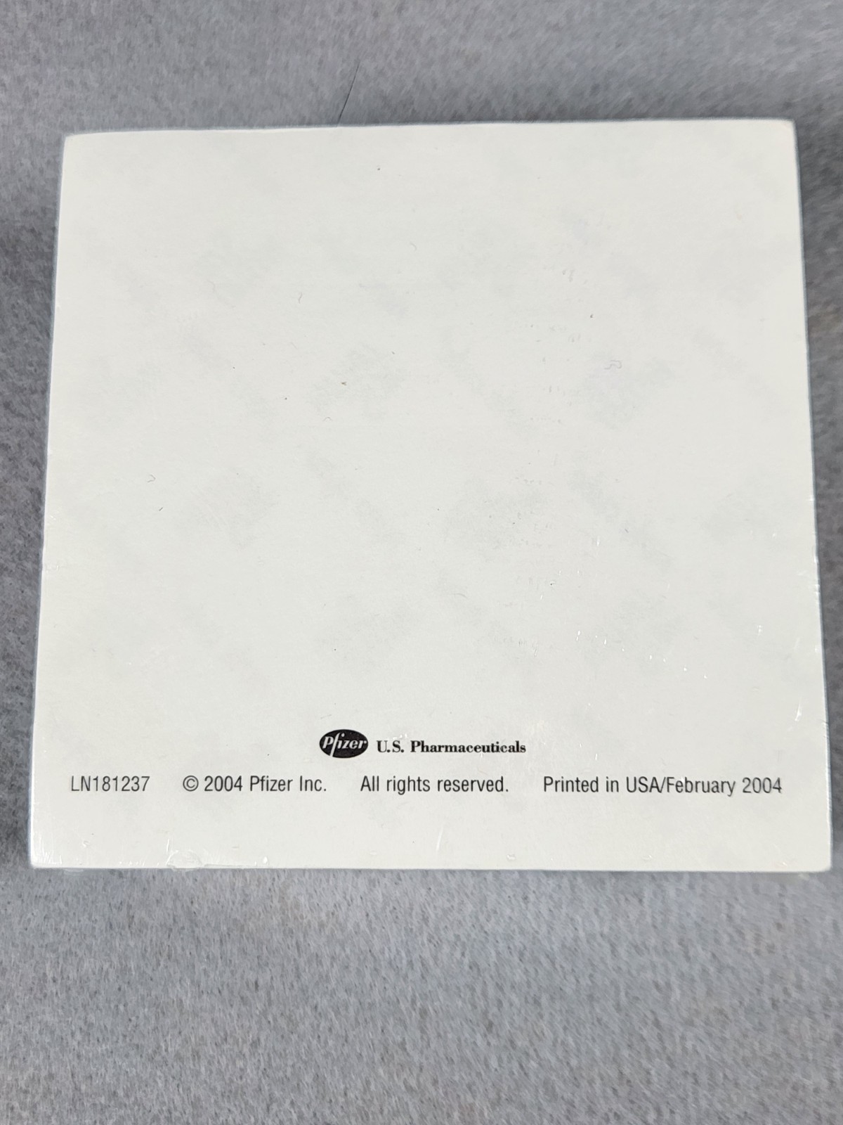 Pfizer Caduzet Caduet Amlodipine/Atorvastatin Notepad Printed Piece 2004