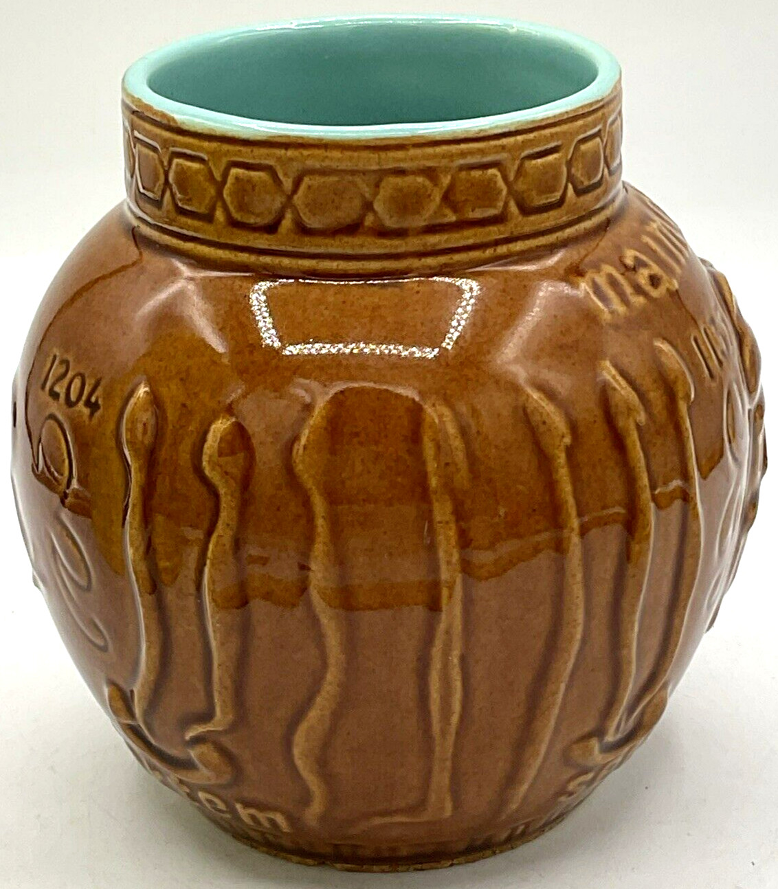 Secundum Artem Schering McCoy Ceramic Rx Apothecary Jar Vase Maimonides