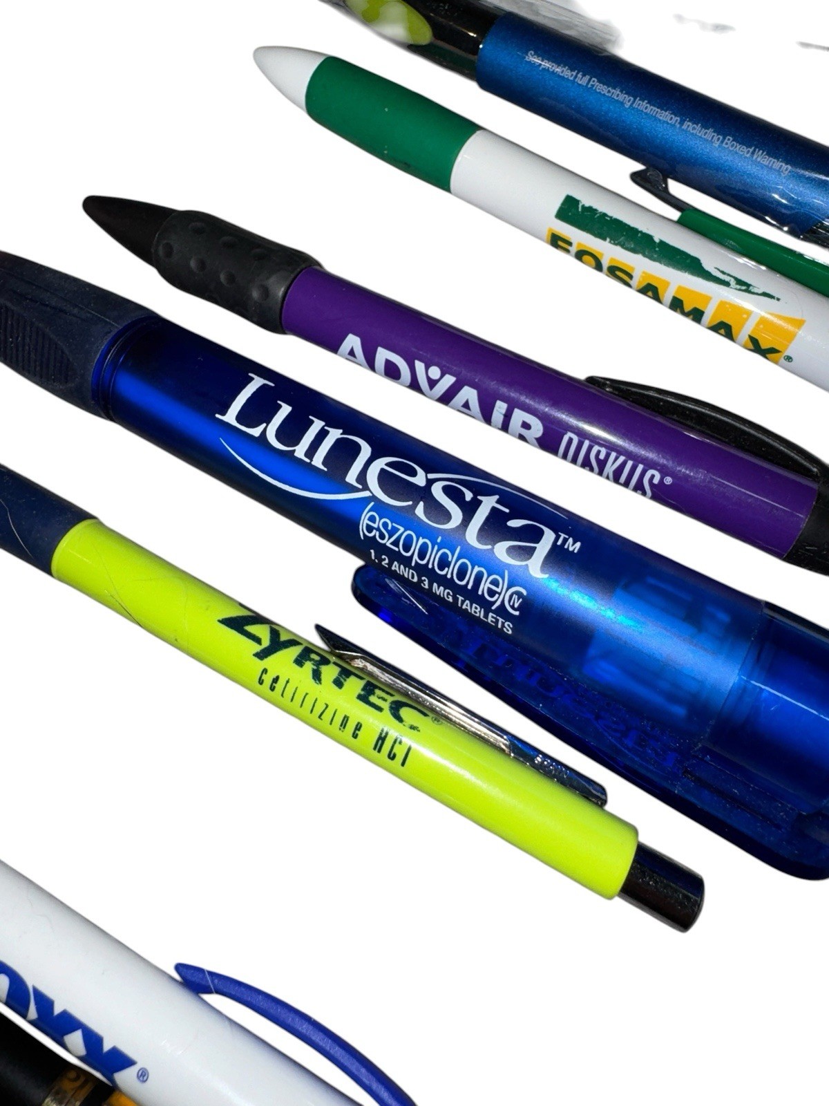 Lot Of 125 Pharmaceutical Drug Rep Advertising Pens some Rare!