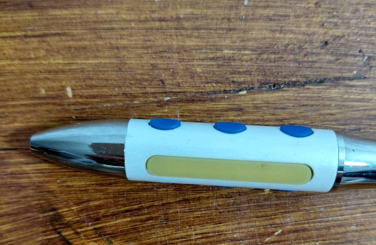 Actonel Pharma Rep Promo Pen NOS Unused Blue Grip Chrome Risedronate