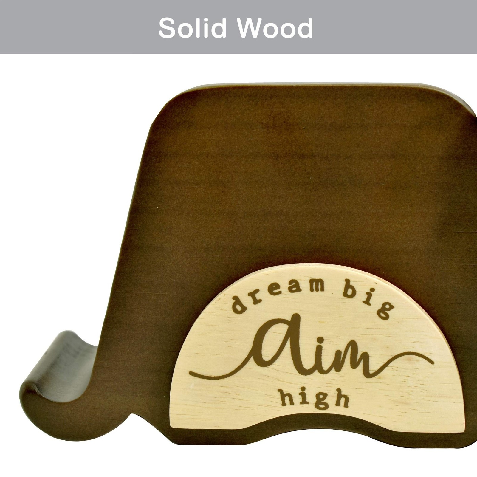 I’m Wood Multipurpose Eyeglass Phone Pen & Pencil Holder Stand Stationery Des…