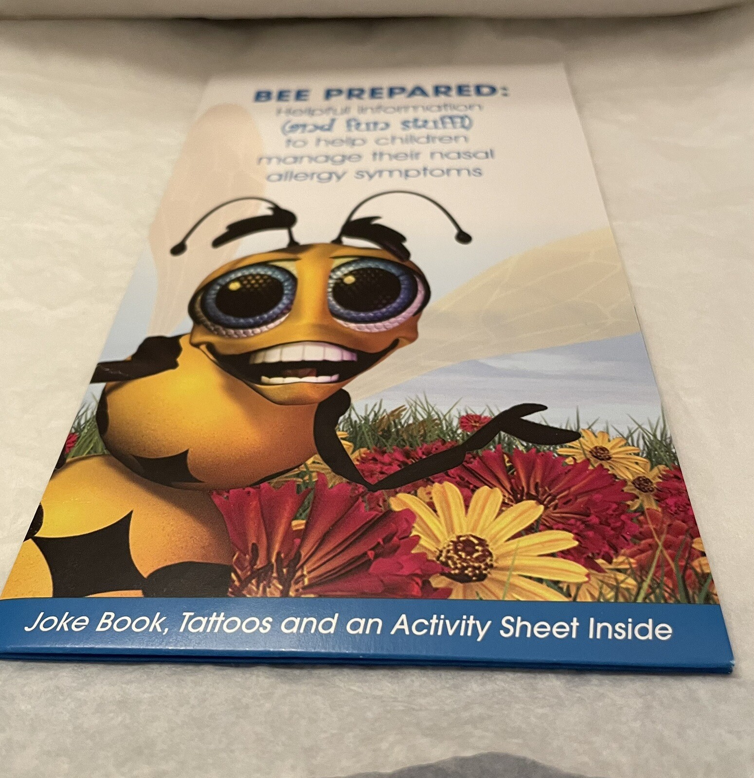 NASONEX 2005 Pharma ” BEE PREPARED: Info & Fun Stuff ” Packet-child allergies