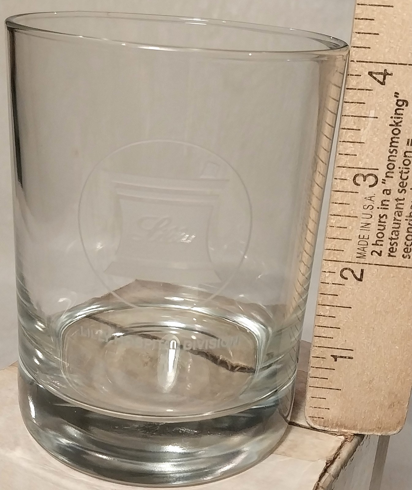 Lilly Logo Pharmaceutical Glassware Set of 6 Commemorating Hospital Division
