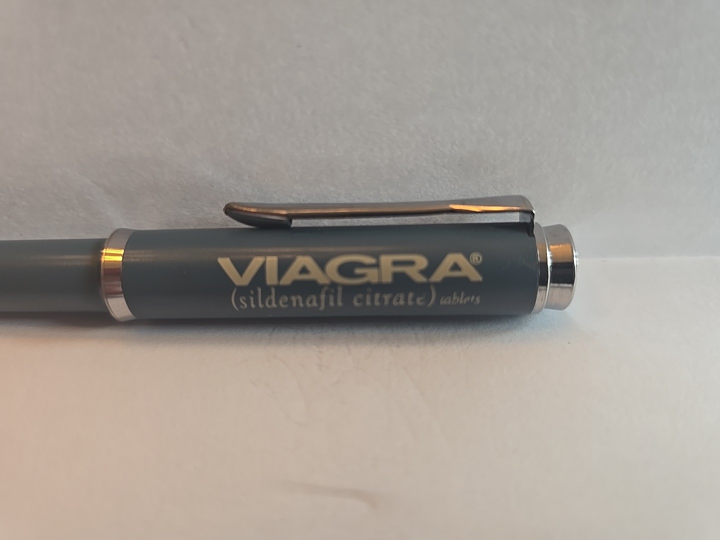 Rare Viagra Metal Pen Pharmaceutical Medical Promotional Drug Rep Writes Vintage