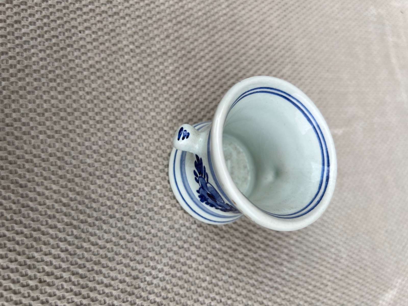 Vintage 1950 Squibb Pharmaceutical Delfts Holland Miniature Mortar No Pestle
