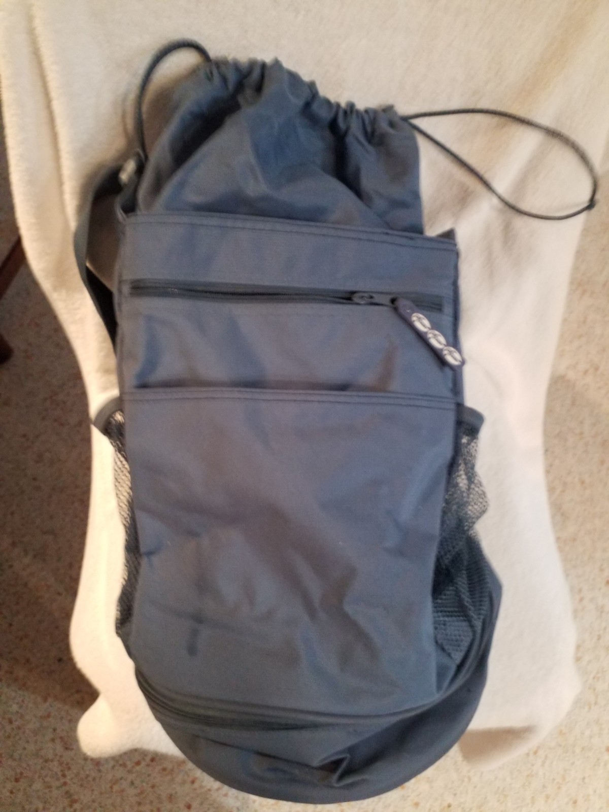 Pfizer Drug Rep RARE Blue Insulated Cooler Crossbody Tote Bag Beach Multipurpose