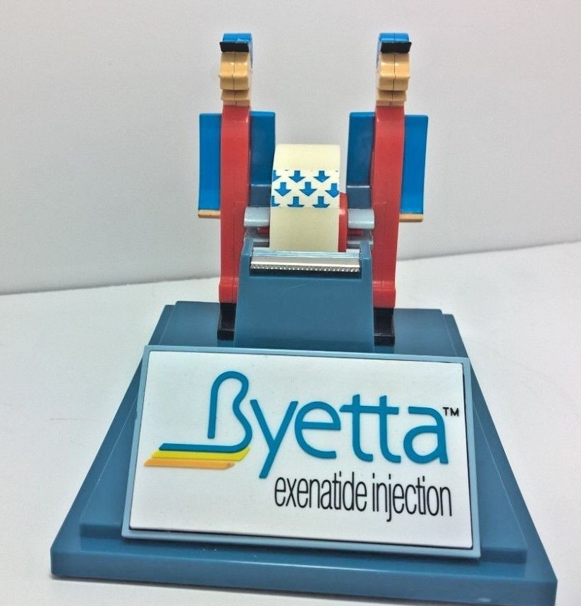 Drug Rep tape dispenser Byetta heavy duty pharmaceutical collectible memorabilia