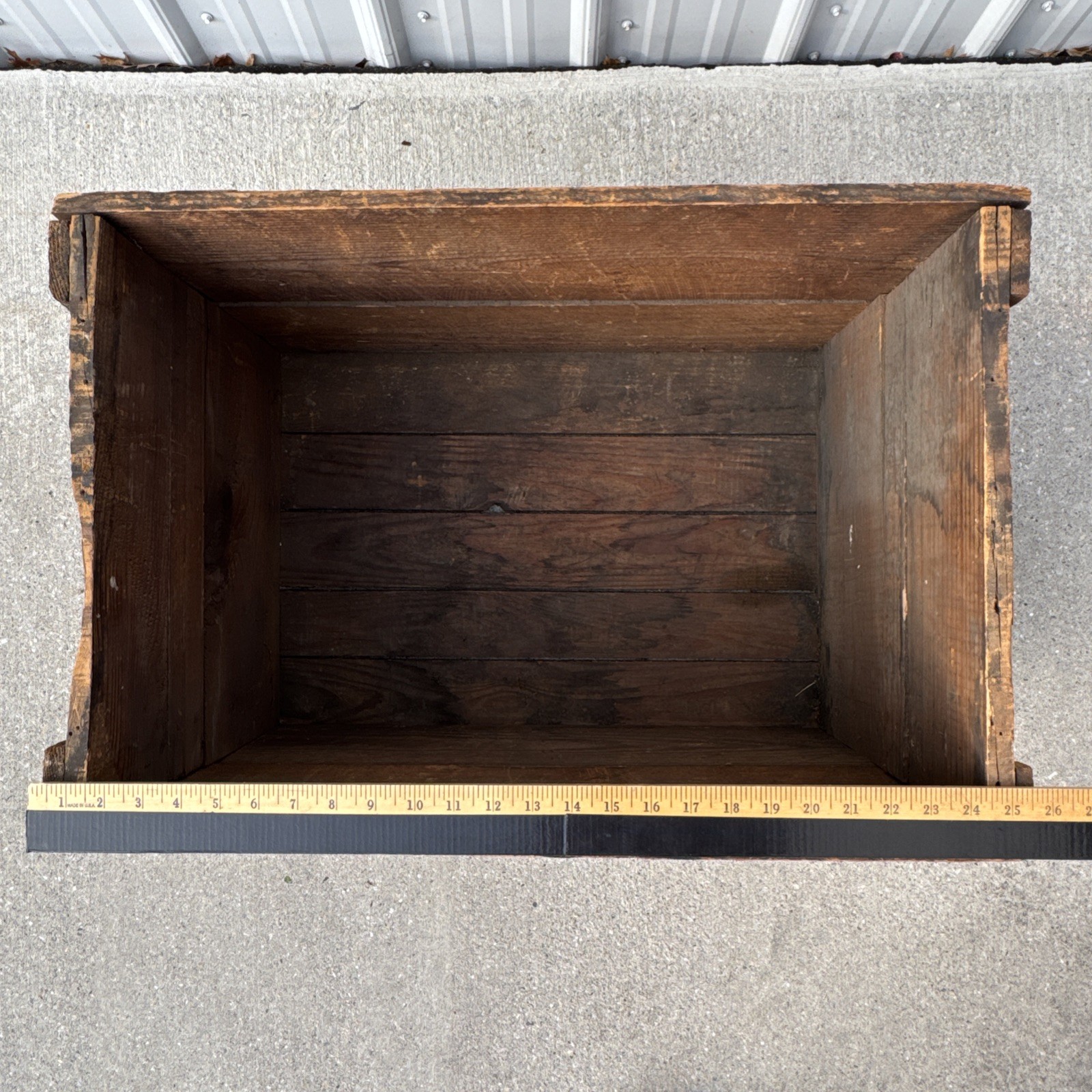 Antique Shoemaker & Busch Wholesale Druggist Wooden Crate Philadelphia, PA