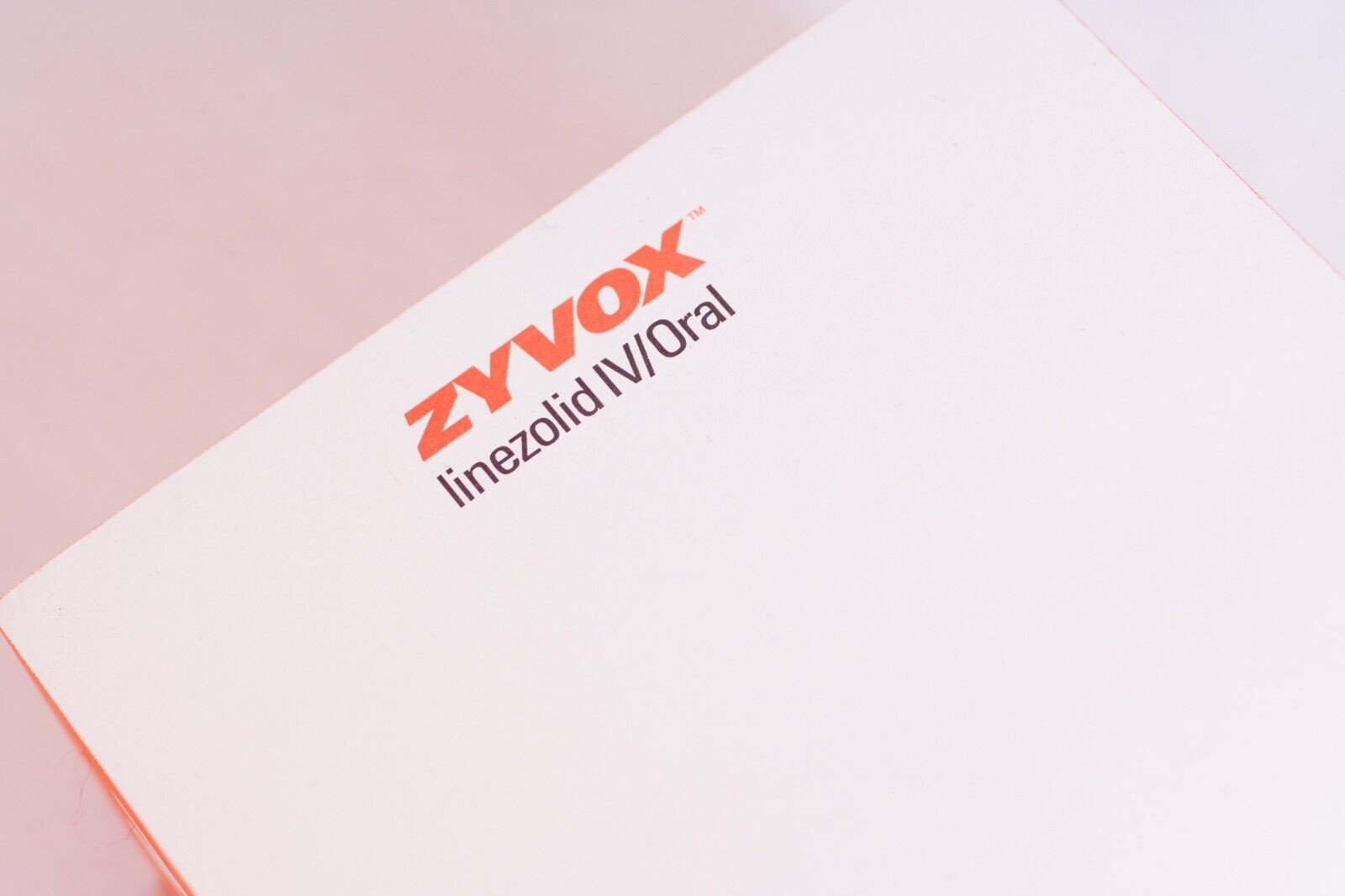 Zyvox Pfizer Pharmaceutical Advertising Large Sticky Notes Block