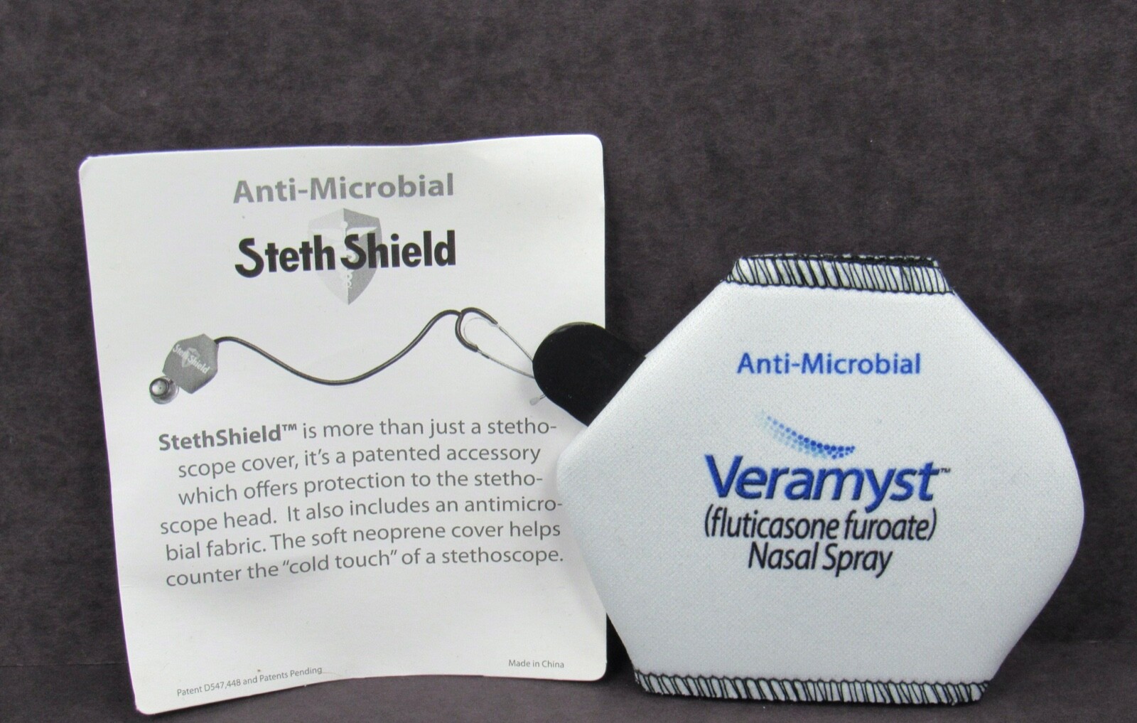 Veramyst Stethoscope Cover Anti-Microbial Drug Rep Pharmaceutical Advertising