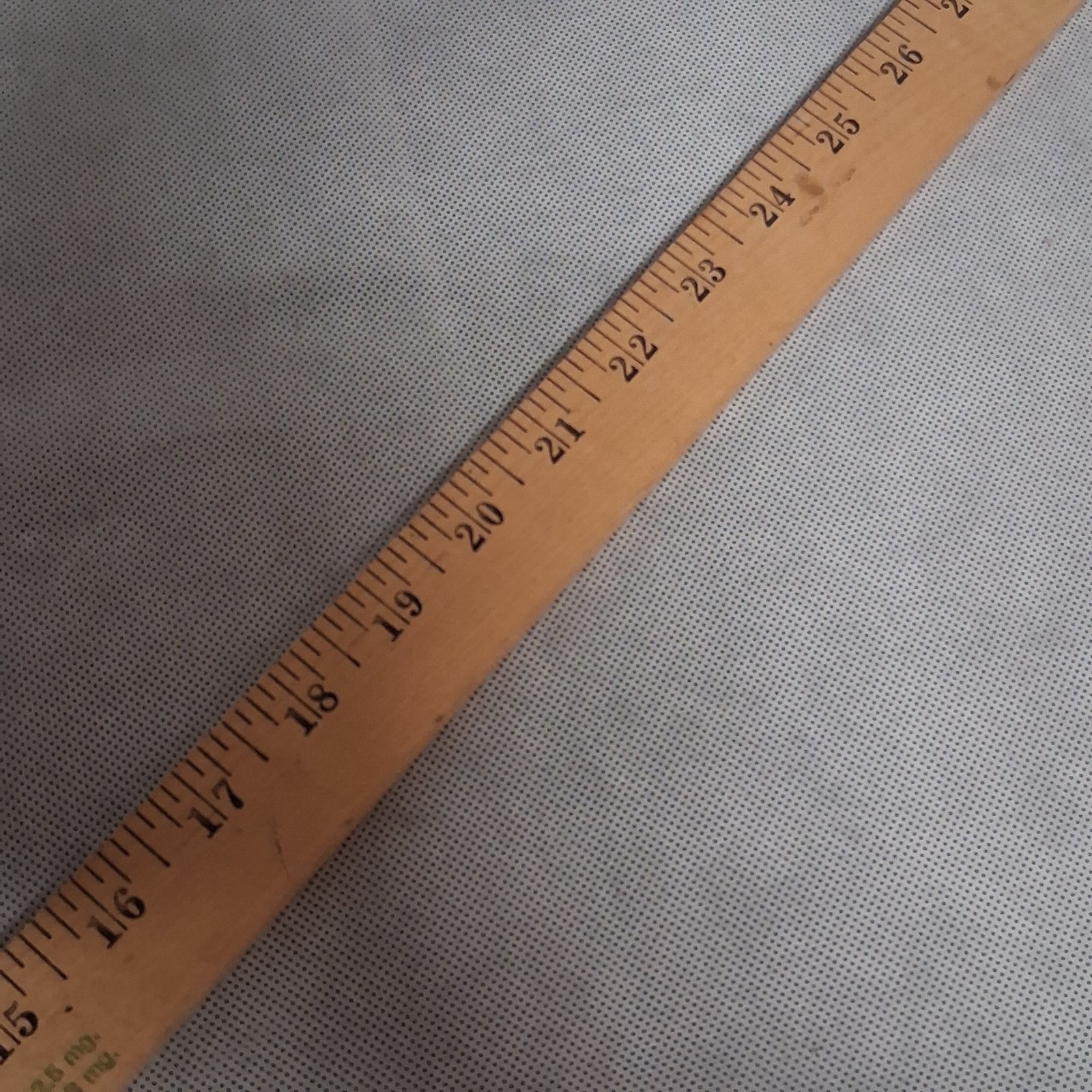 Vintage Pharmaceutical Medrol Advertising Wooden Yard Stick 1968 UpJohn