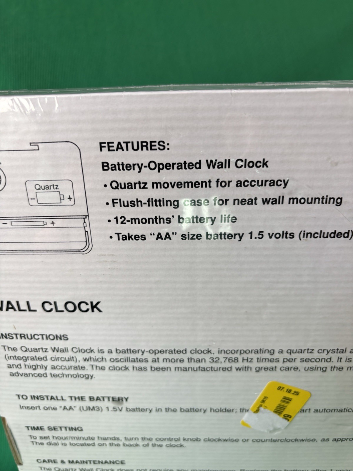 Pharmaceutical Drug Rep Wall Clock Carbamazepine Tegreto Doctor’s Promotion