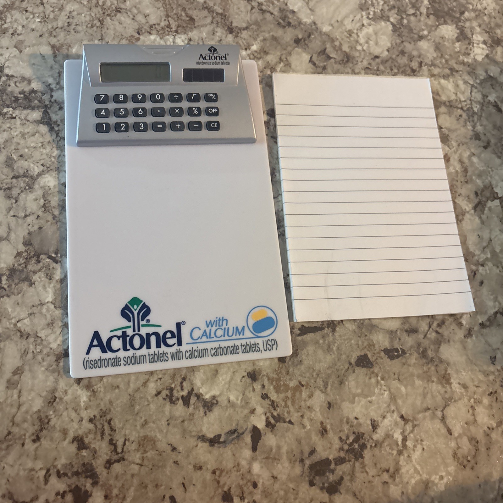 Asacol Mesalamine Tablets Pharmaceutical Advertising Mini Calculator Clipboard