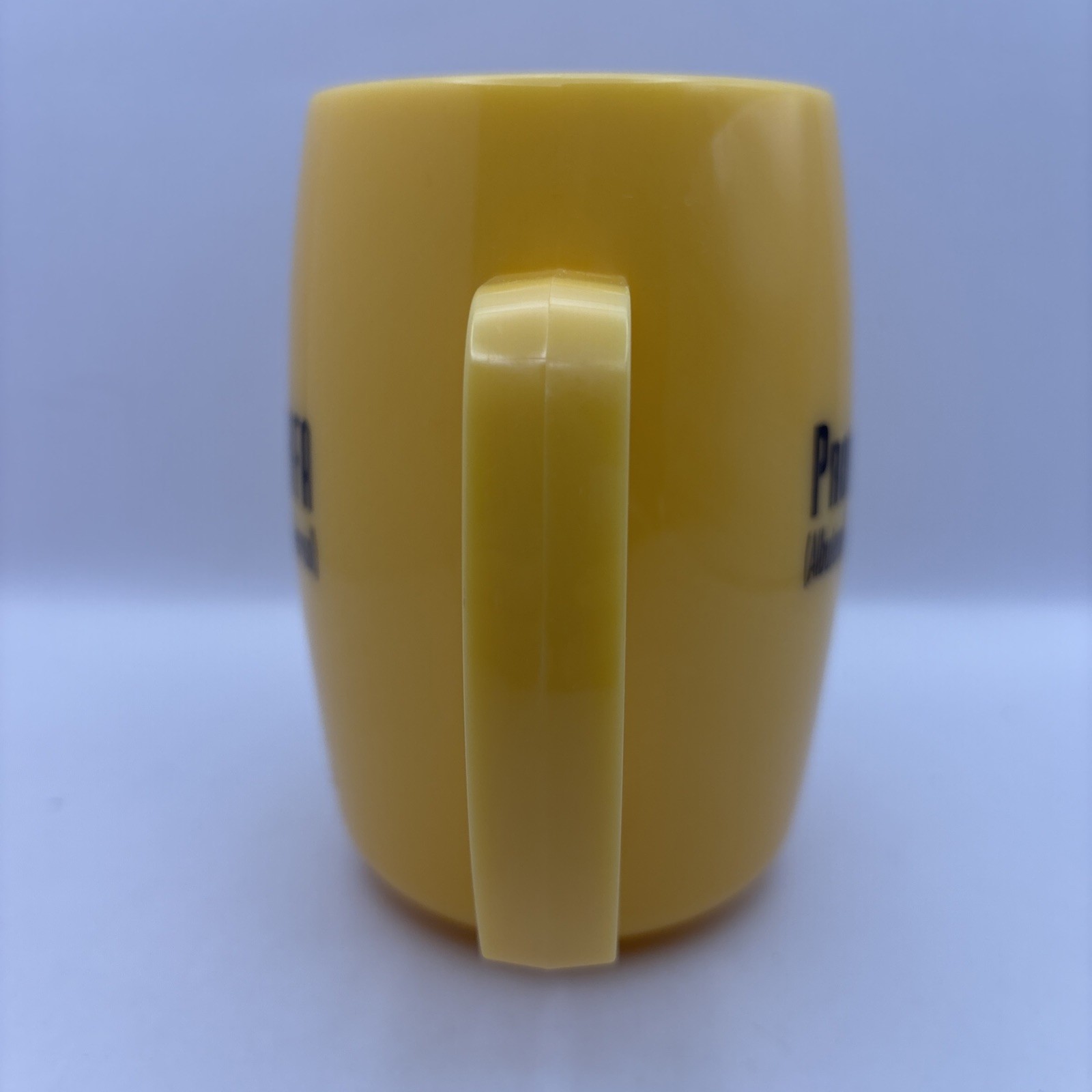 Proventil Drug Rep Yellow Plastic Coffee Mug~Collectible~Made in USA