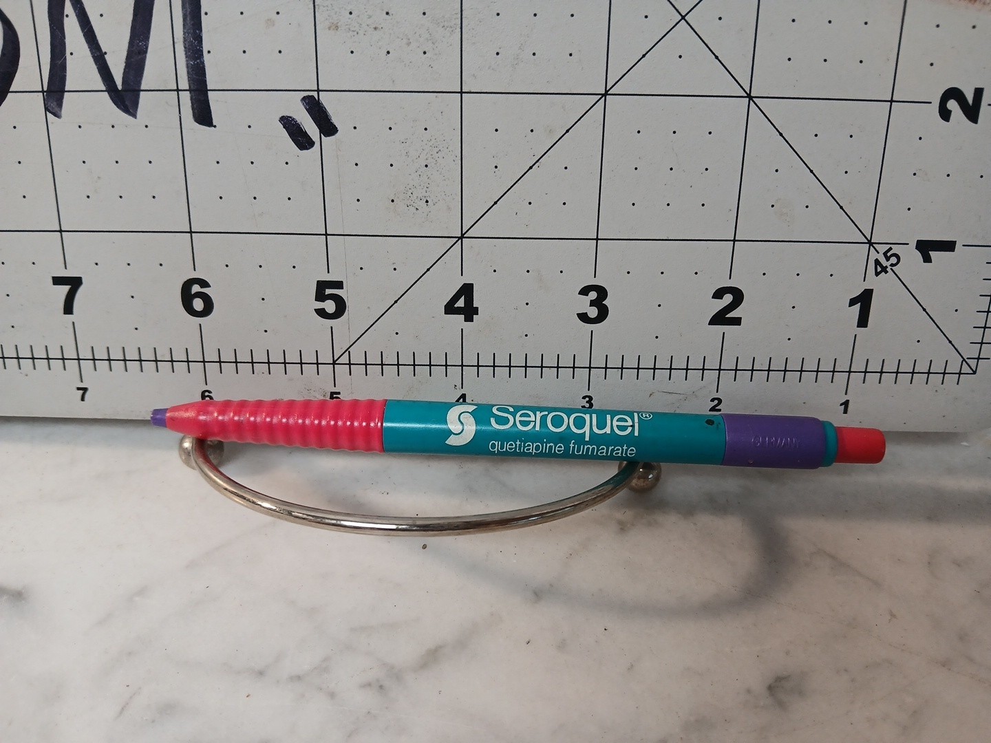 Vintage 90s Seroquel Pen Drug Rep Pharmaceutical Promo Medical Advertising