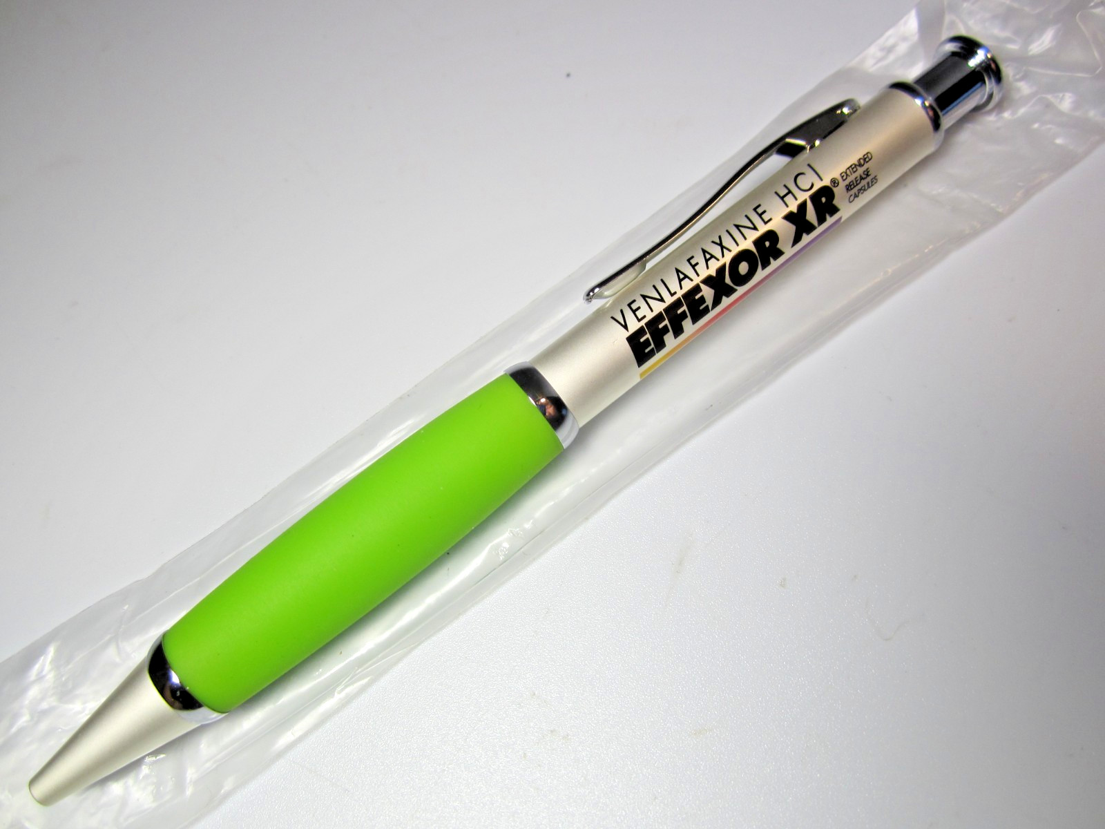 Effexor XR Heavy Metal Drug Rep Pen Pharmaceutical Pharma Medical Promo Writes