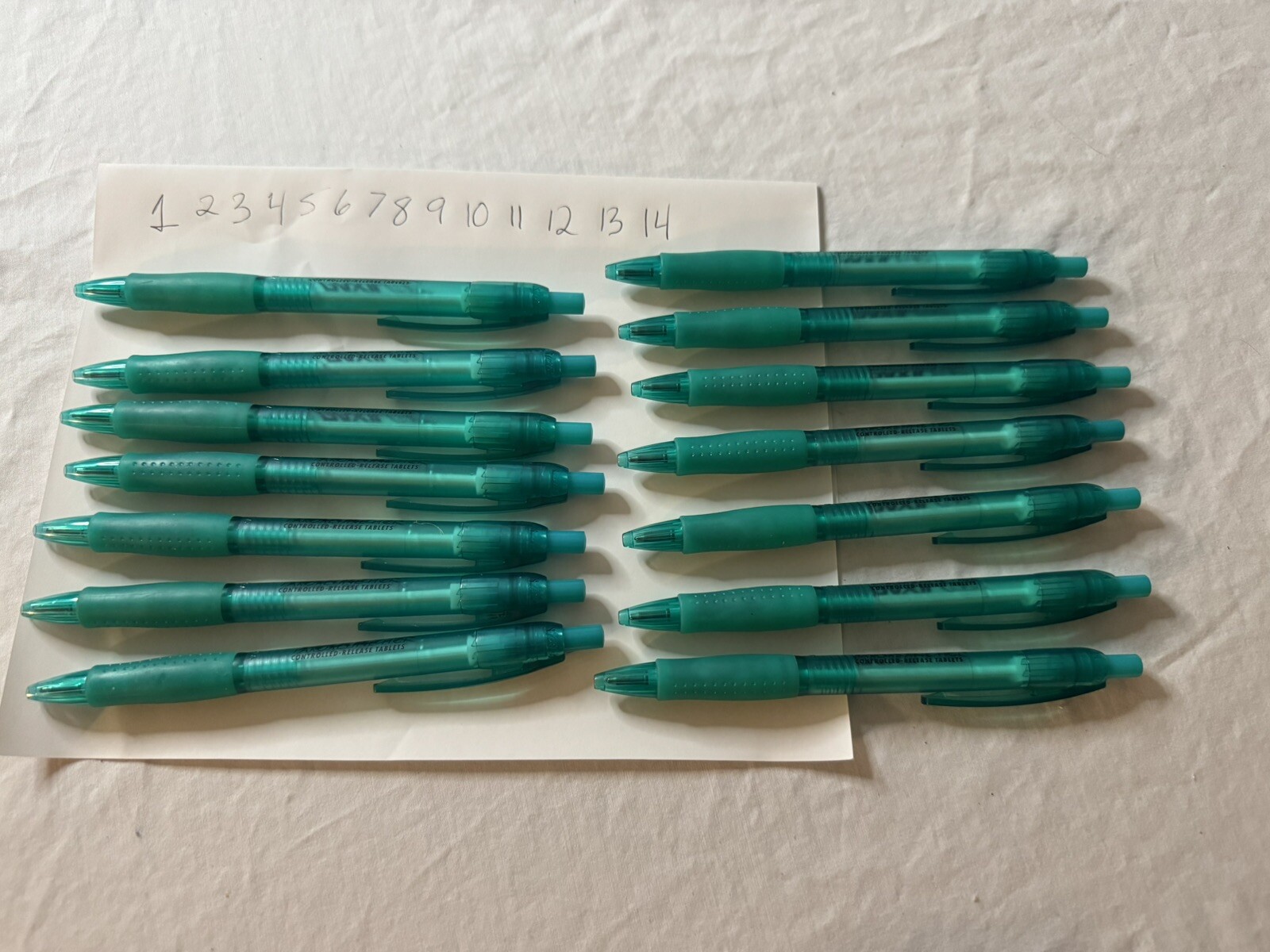 Lot Of 14 Paxil CR Drug Rep Pharmaceutical Promo Advertising Pens Plastic