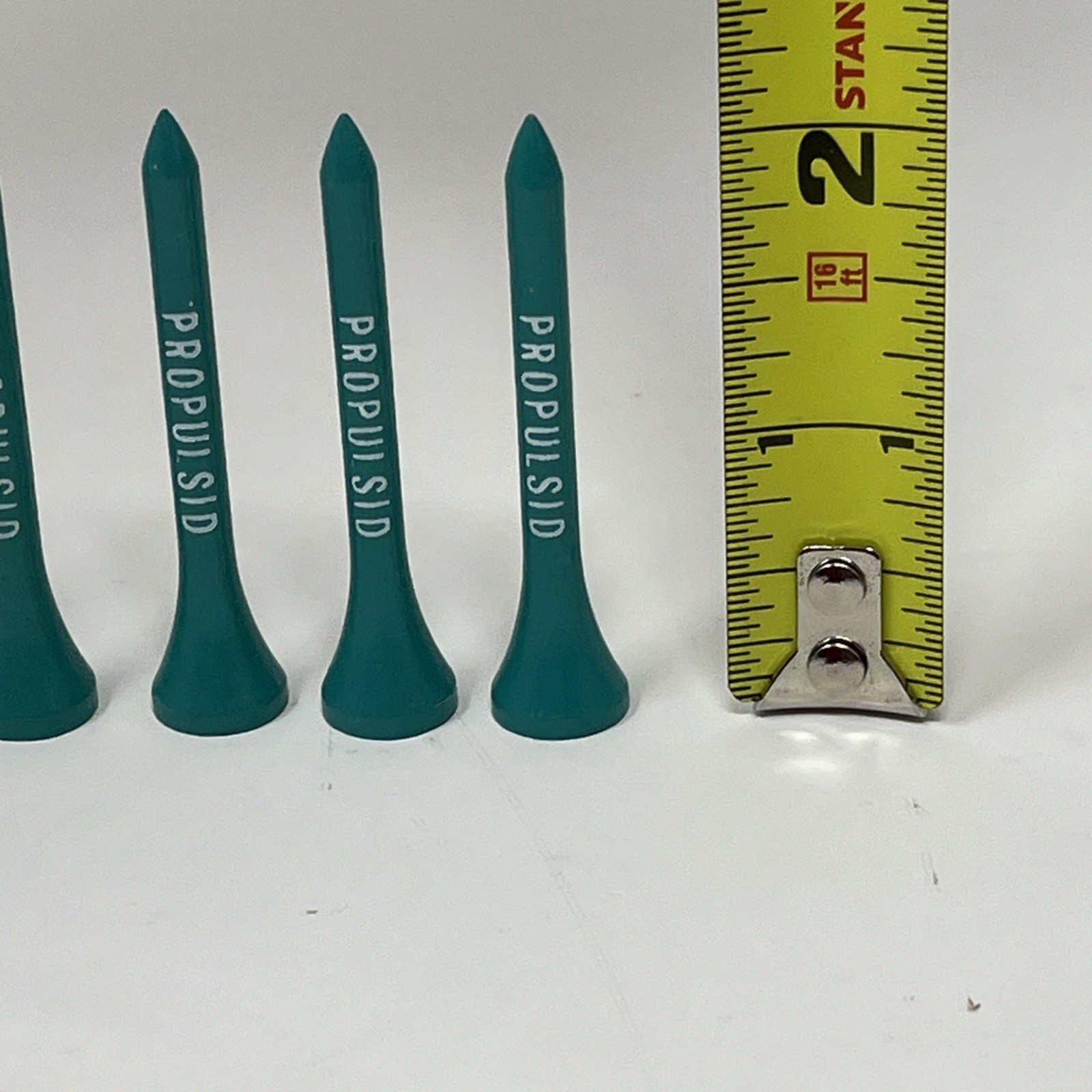 Vintage Propulsid Promotional Golf Tees Wood Blue Lot Of 10 Pharmaceutical