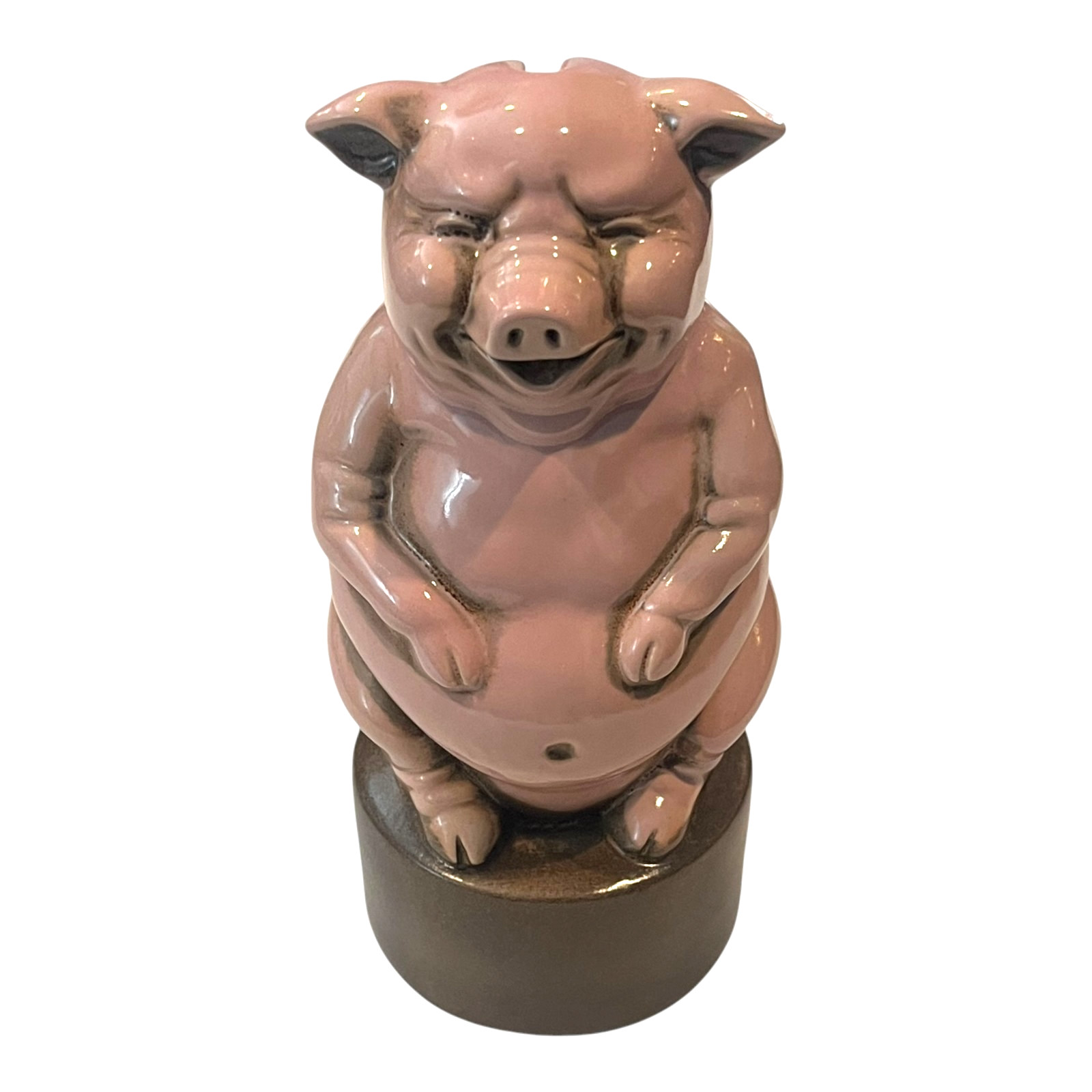 German Ceramic Pharmacy Donation Pig Bank Apothecary Counter Spardose Vintage