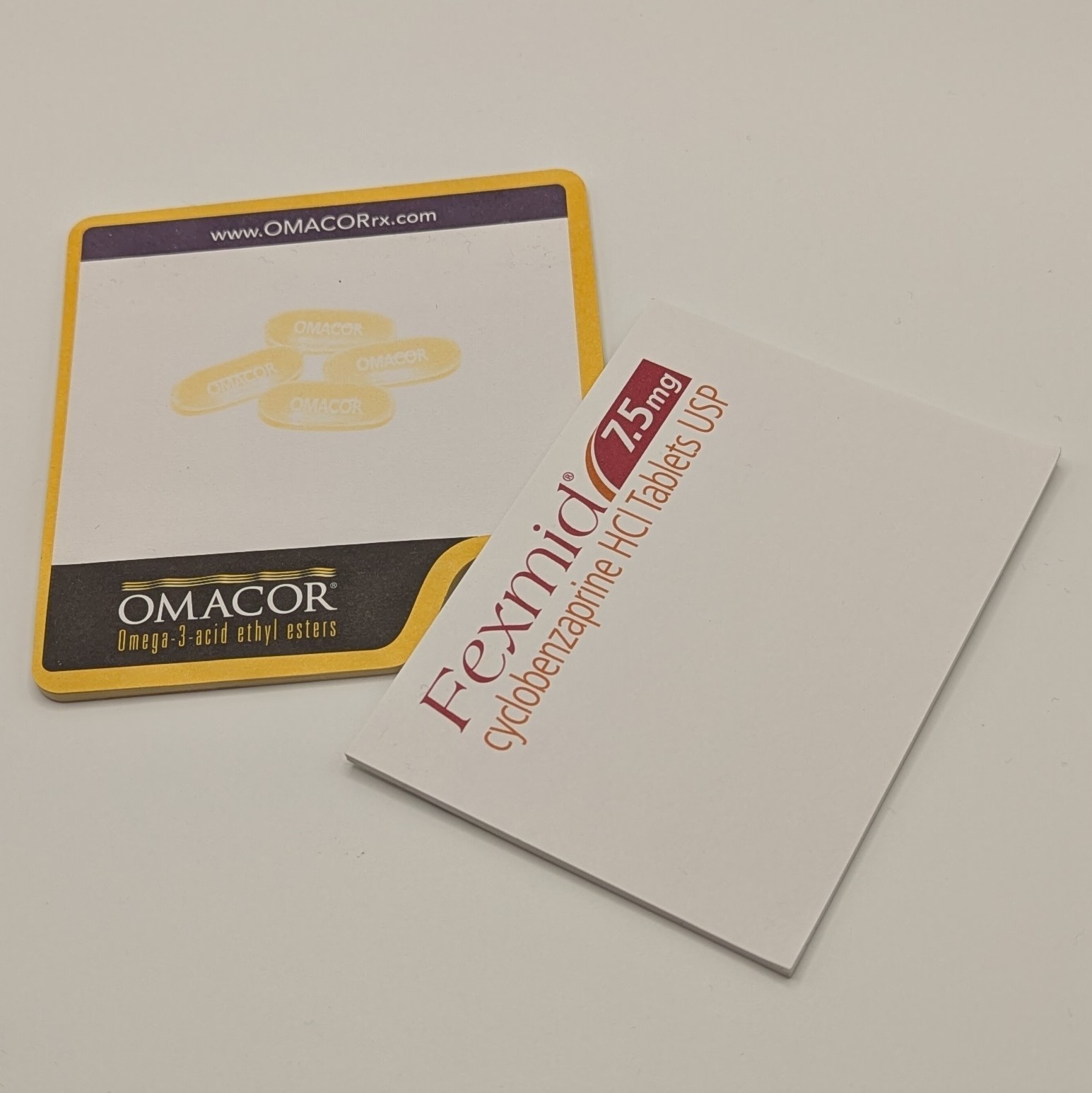 Drug Rep Pharmaceutical Advertising Promo Small Note Pads Mixed Sticky Pads