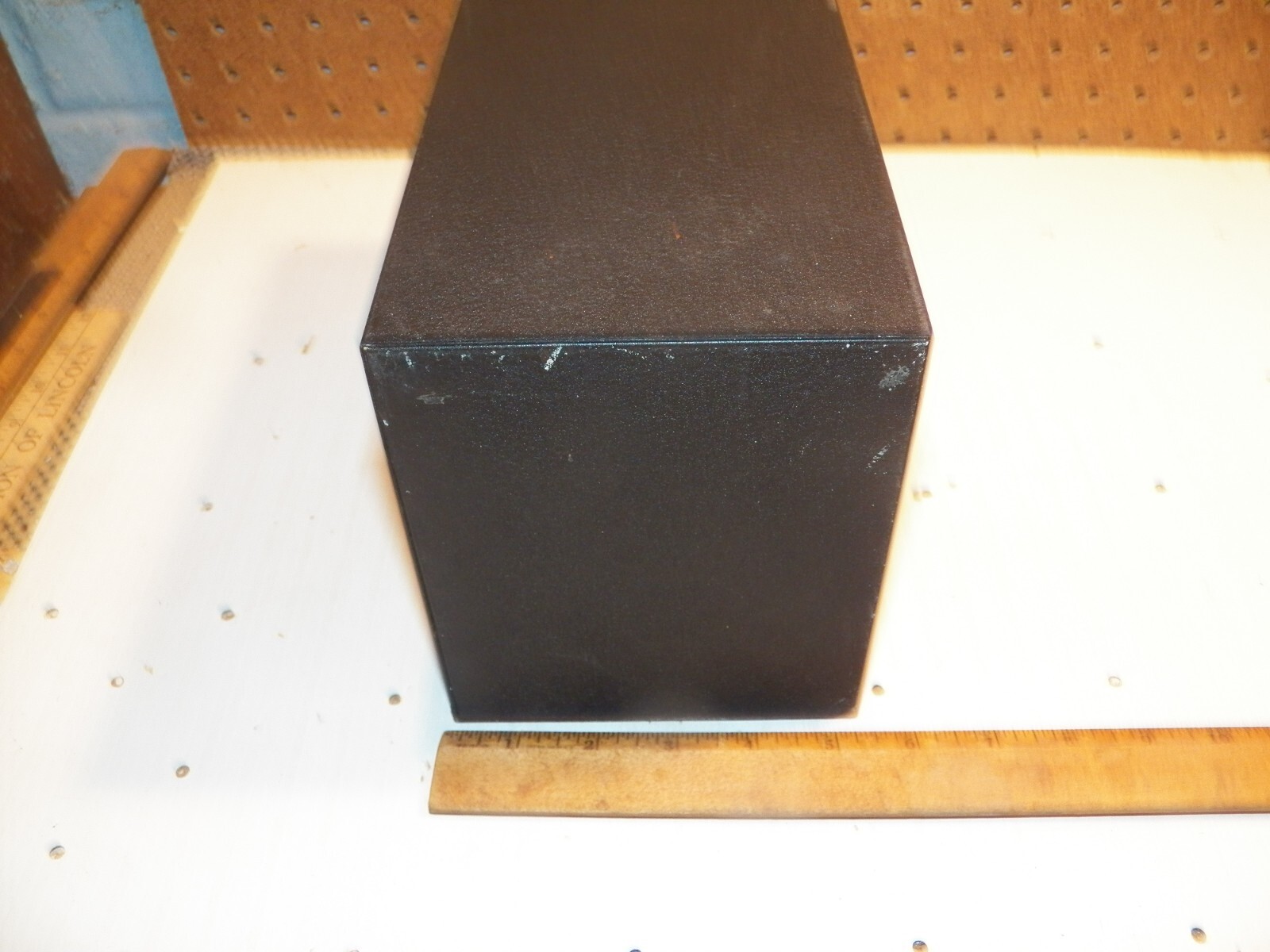 Vintage DRUGPAK Pharamacy Prescription Record Metal File Box