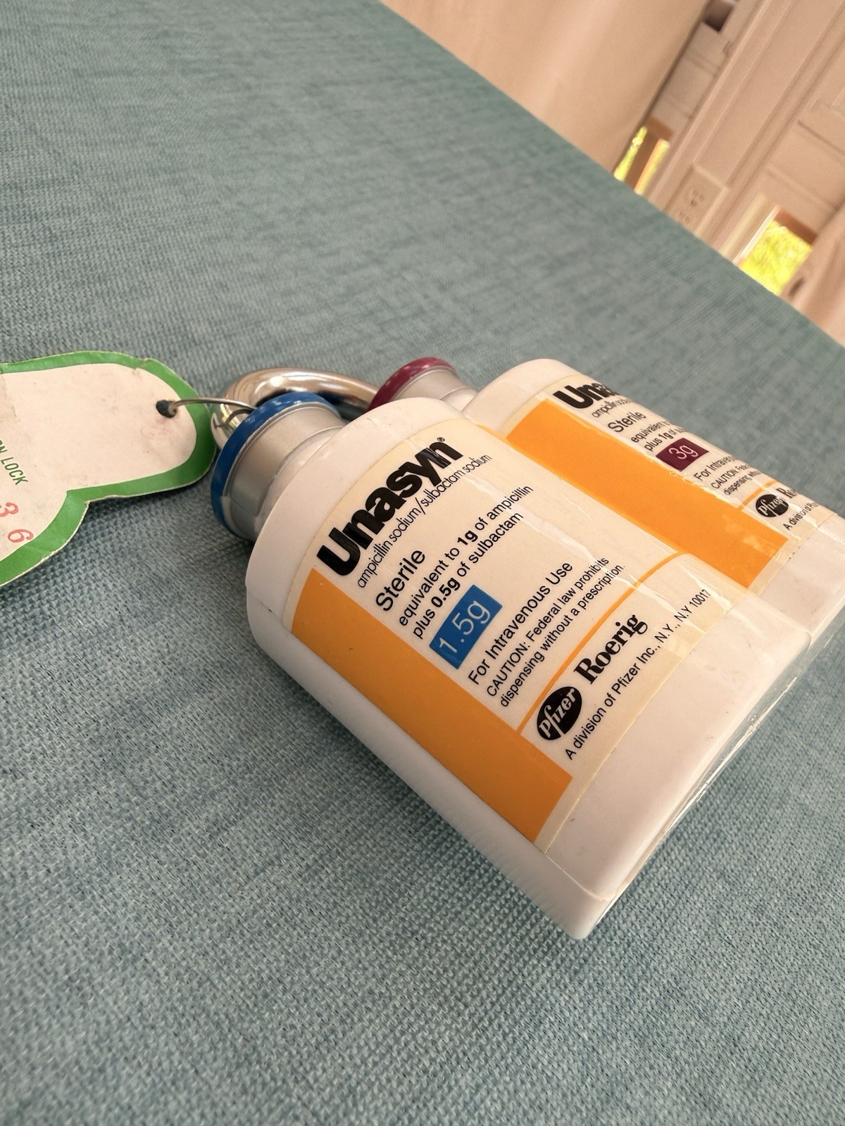 Rare Promotional Pharmaceutical Item Unasyn Pfizer Rare Combo Lock Pharma Design