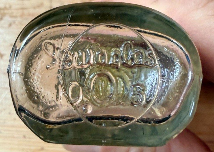 Vintage Sanford Pharmacy Boonville NY Empty Pharmacy Collectors Bottle