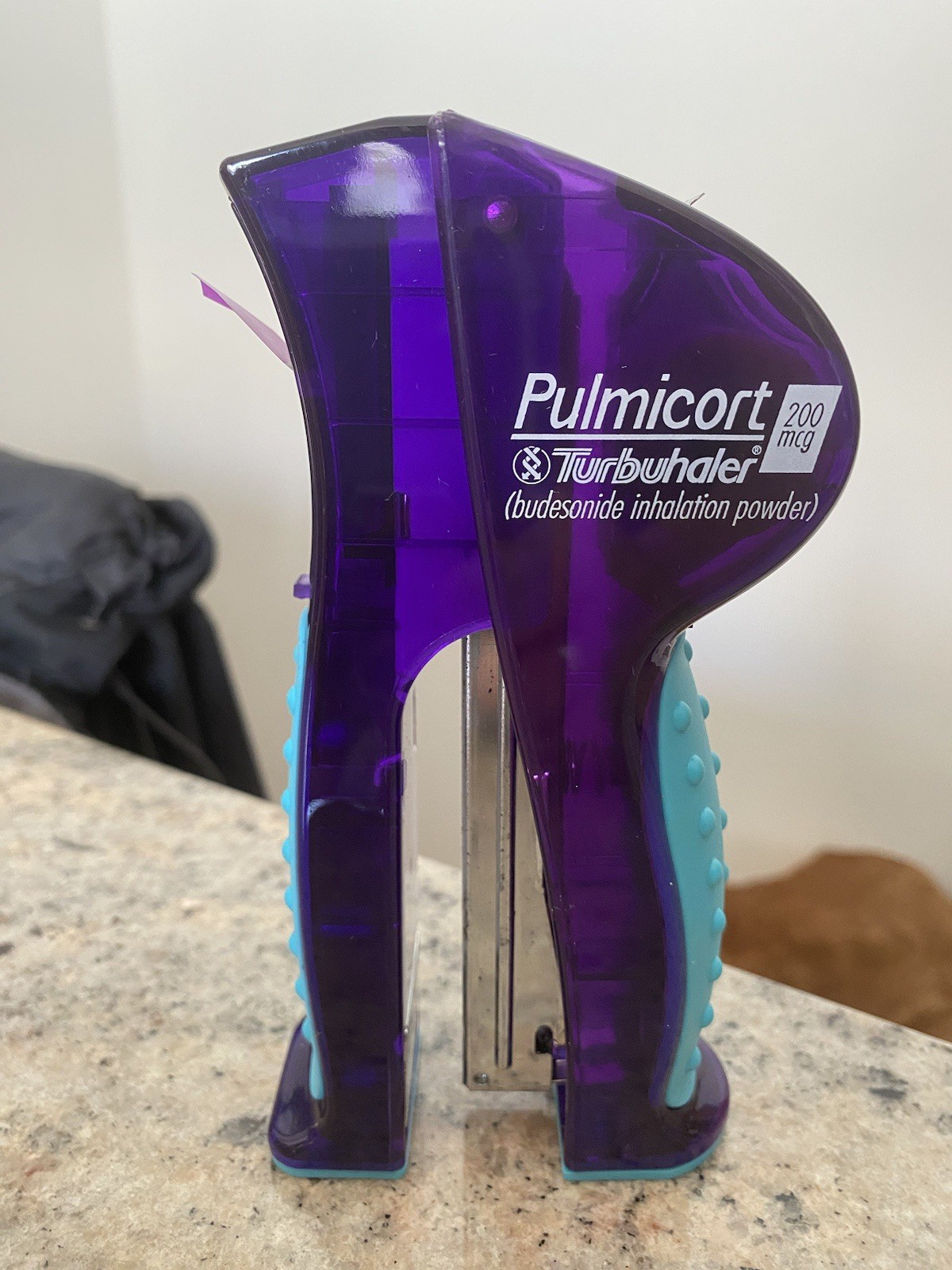 Drug Rep Pharmaceutical Stapler & Pens RARE Pulmicort New Box Advertising Purple