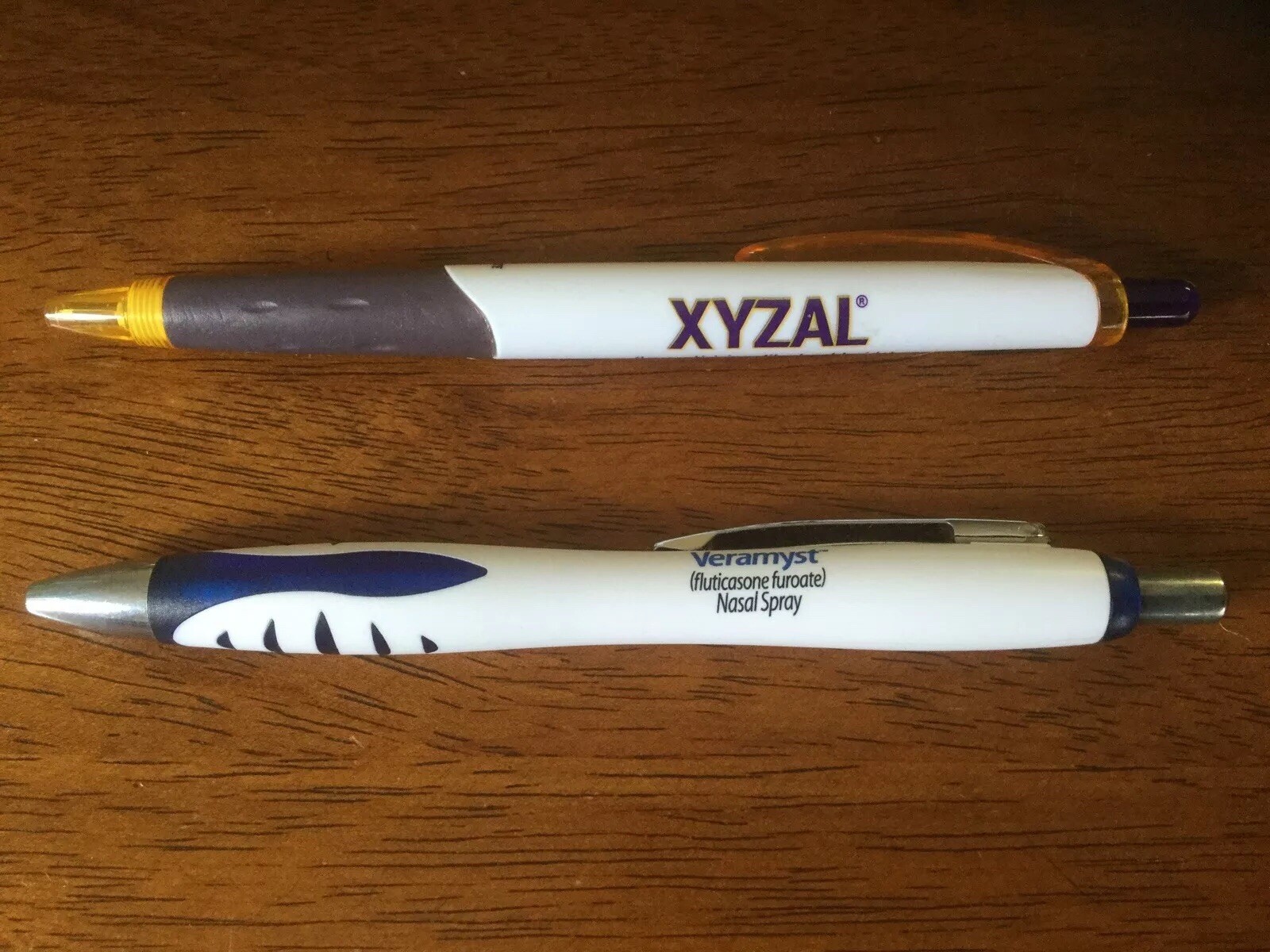 Pharmaceutical XYZAL & VERAMYST Plastic Papermate Pens