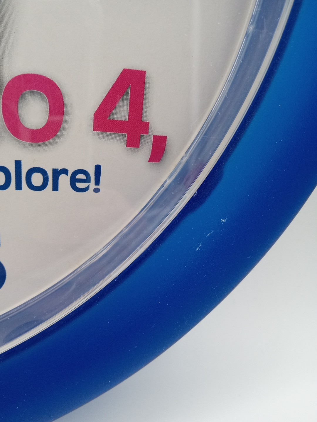 Seroquel Pharmaceutical Rep Office Clock Royal Blue Pink 12 Inch Diameter