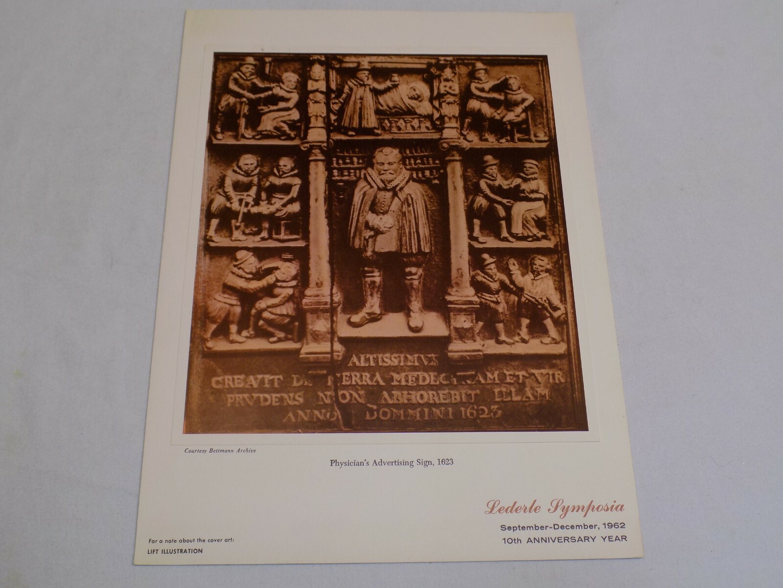 Aristocort Drug Lederle Symposia 1962 Old Advertising Art Physician’s Sign Old