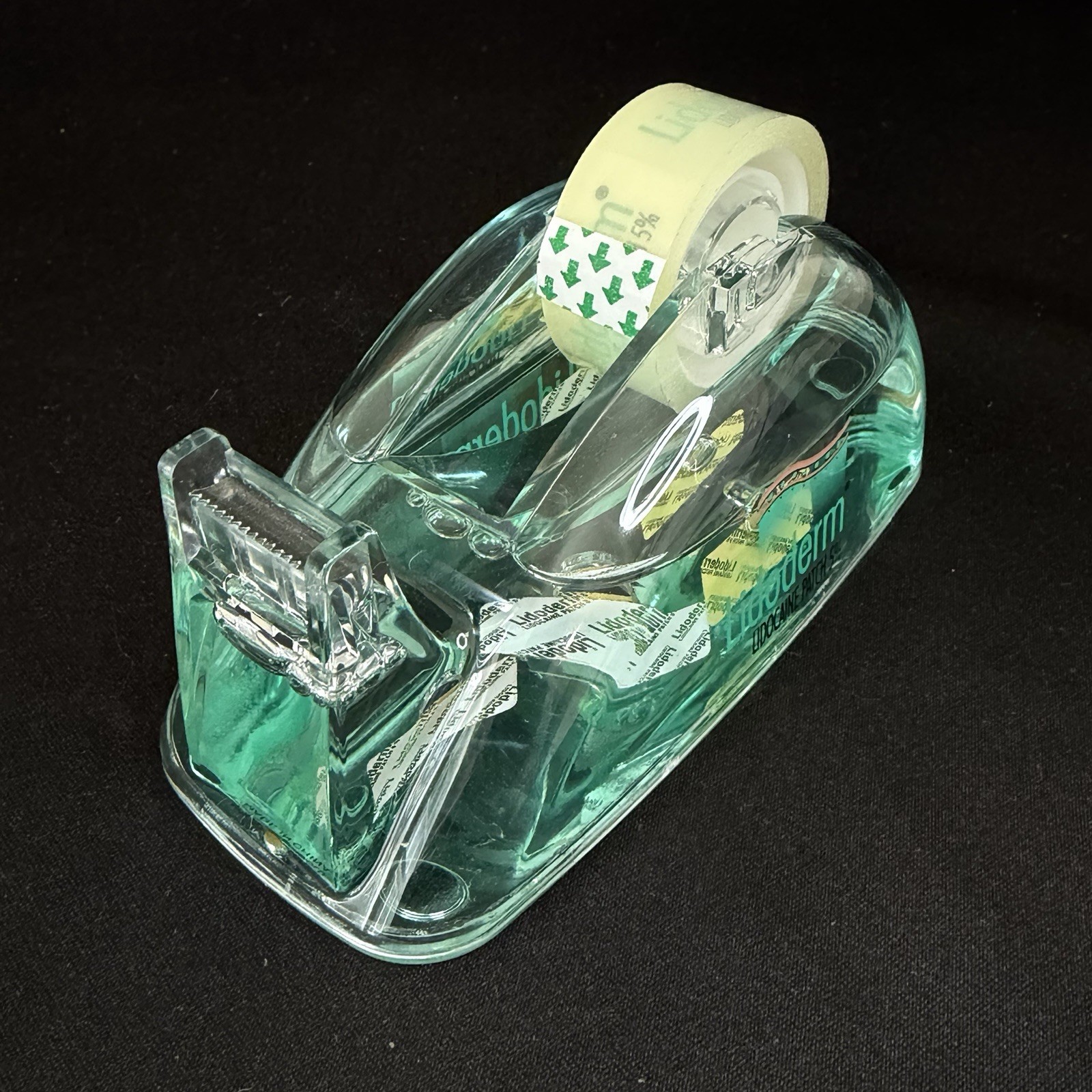 Drug Rep Lidoderm Lidocaine Patch Tape Dispenser Pharmaceutical Collectible Vtg