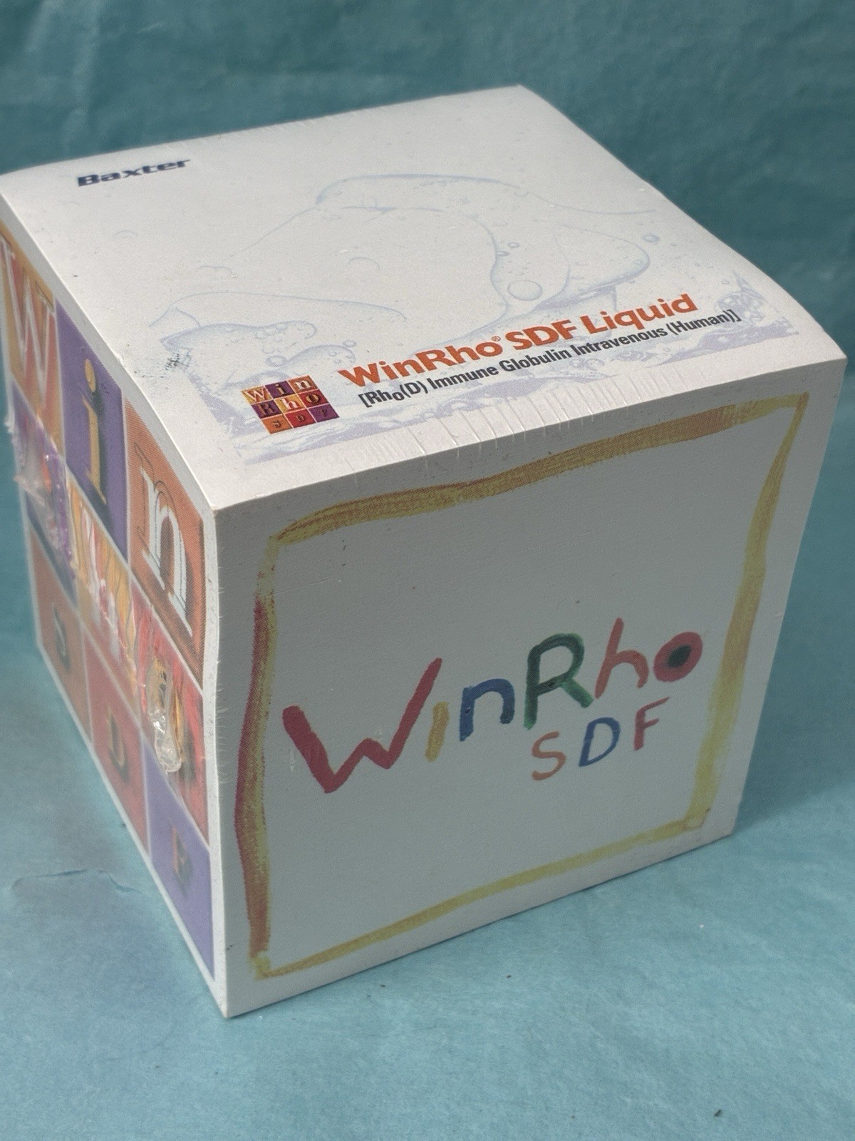 WINRHO SDF Liquid Drug Rep Pharmaceutical Collectible Memo Paper Note Pad SEALED