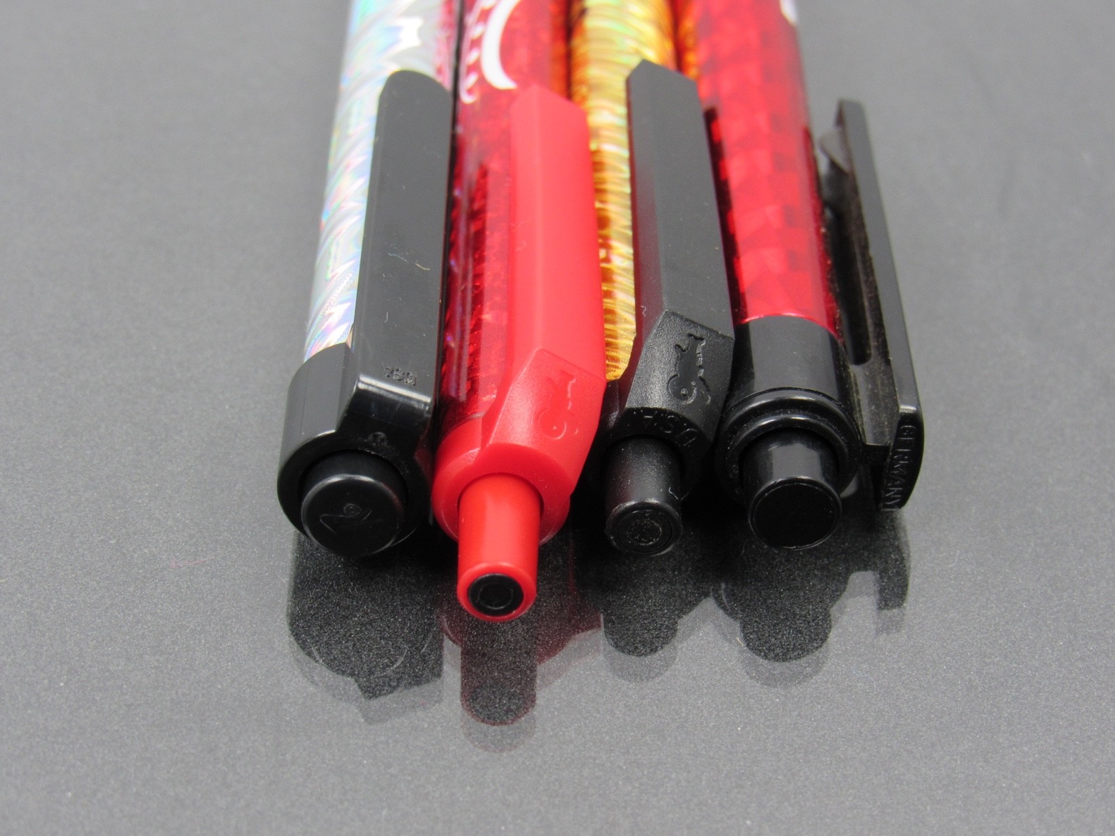 Drug Rep Lot 4 PENS Pharmaceutical Promo Advertising Sparkling & Iridescent Rare