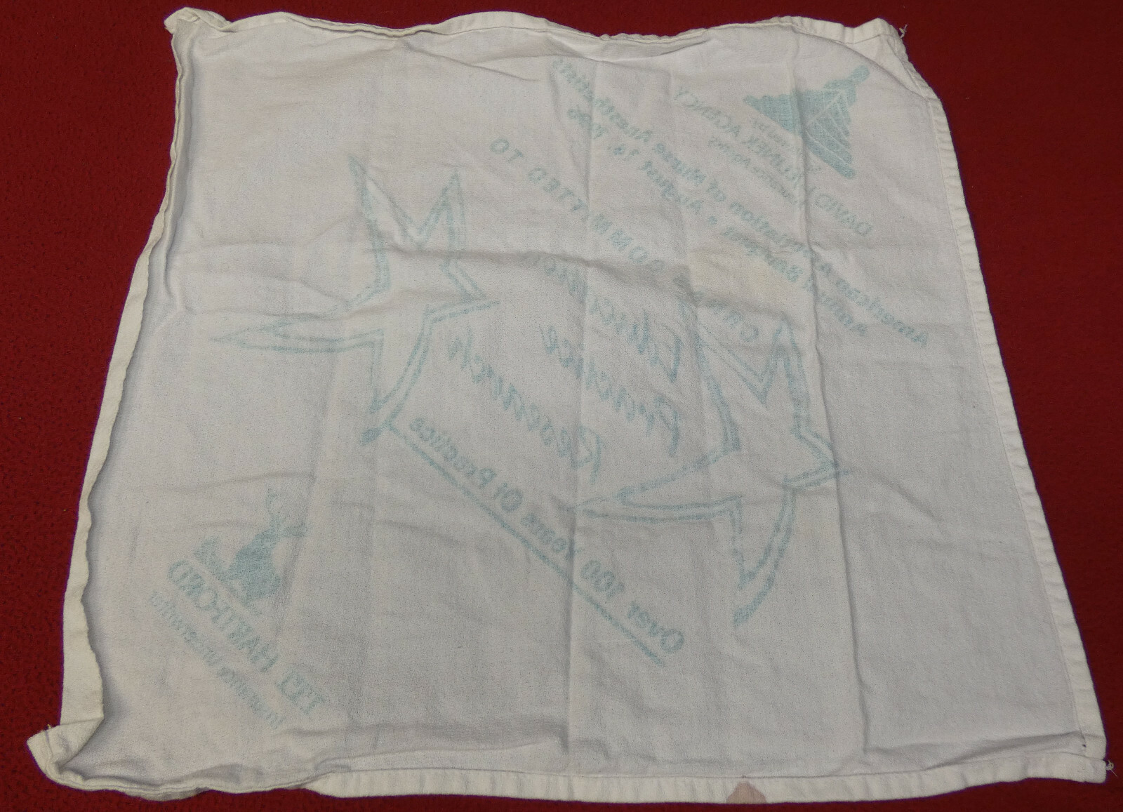 CRNAS Nurse Anesthetists 1996 Annaul Banquet “100 Years of Practice” Hand Towel