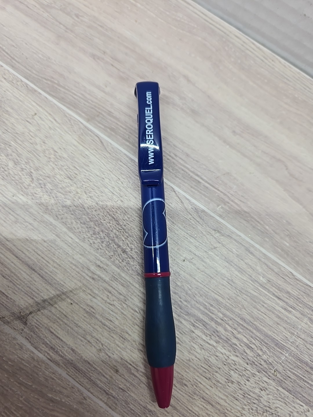 Rare Seroquel BLUE PEN Drug Rep Pharmaceutical Advertising Tested & Works