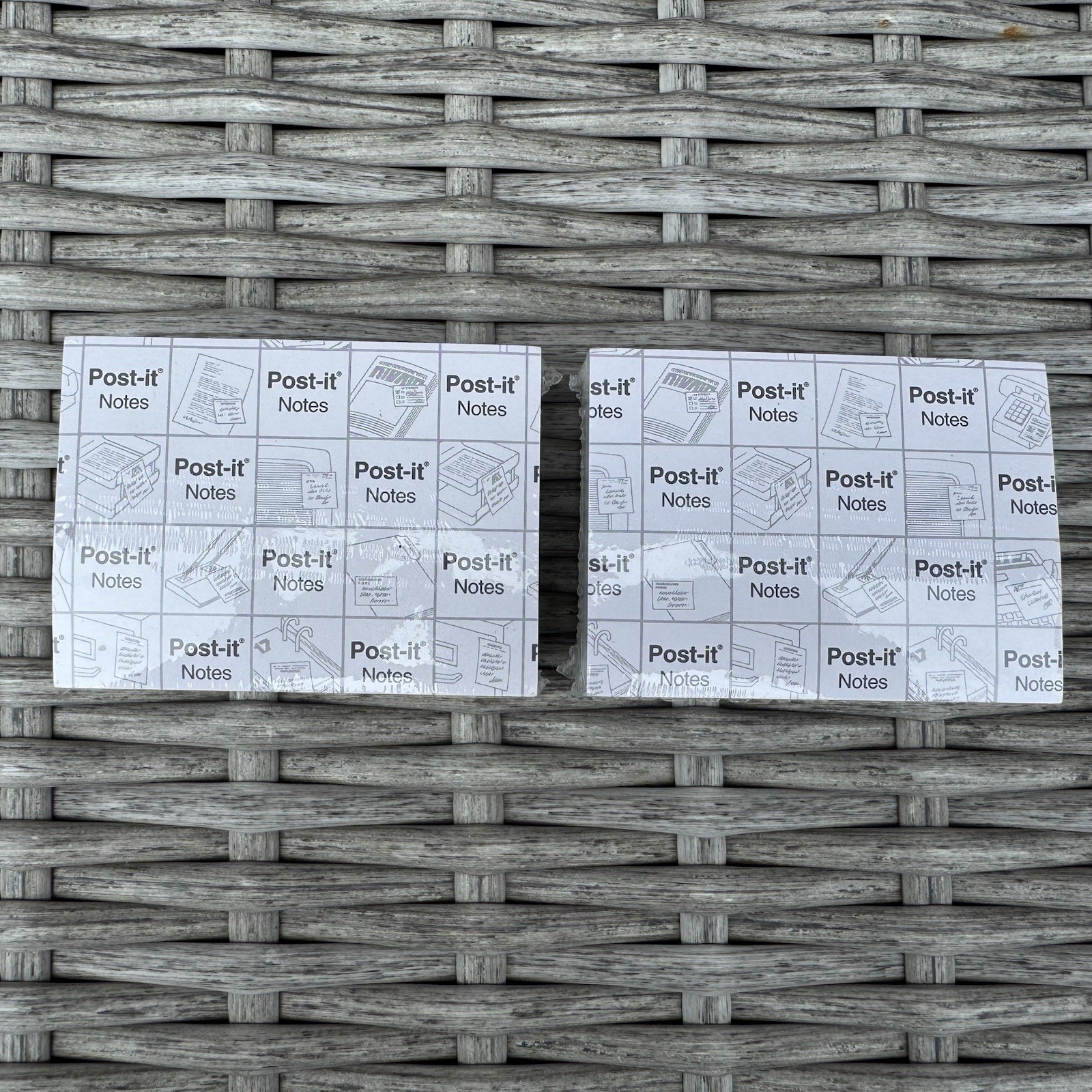 Prevacid Post-it Notes Sealed Lot of 2 -5 Pack Merck Stomach + Literature Insert