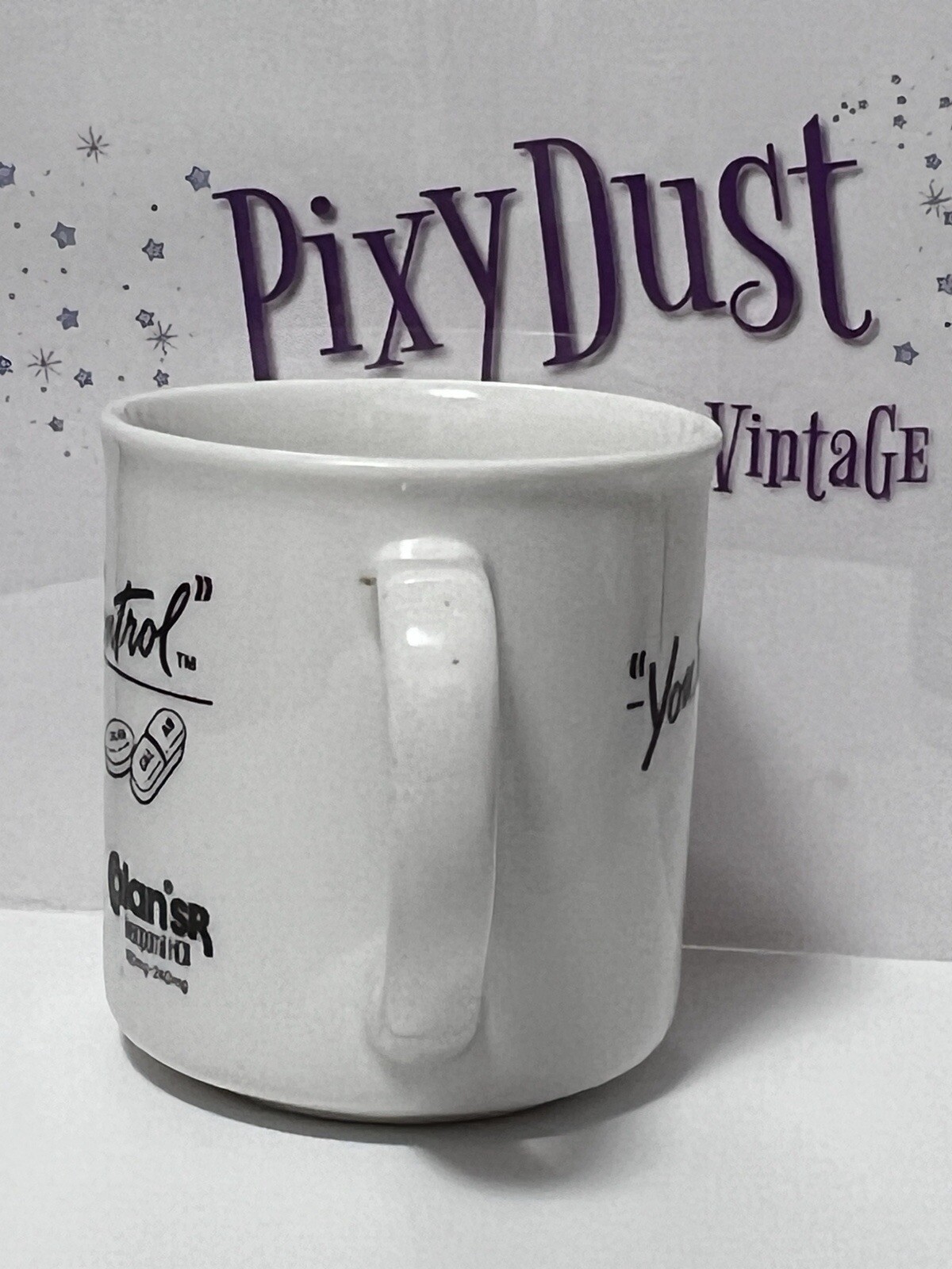 Vintage “You’re In Control” CALAN SR Pharmaceutical Drug Rep Promo Mug (MD12)