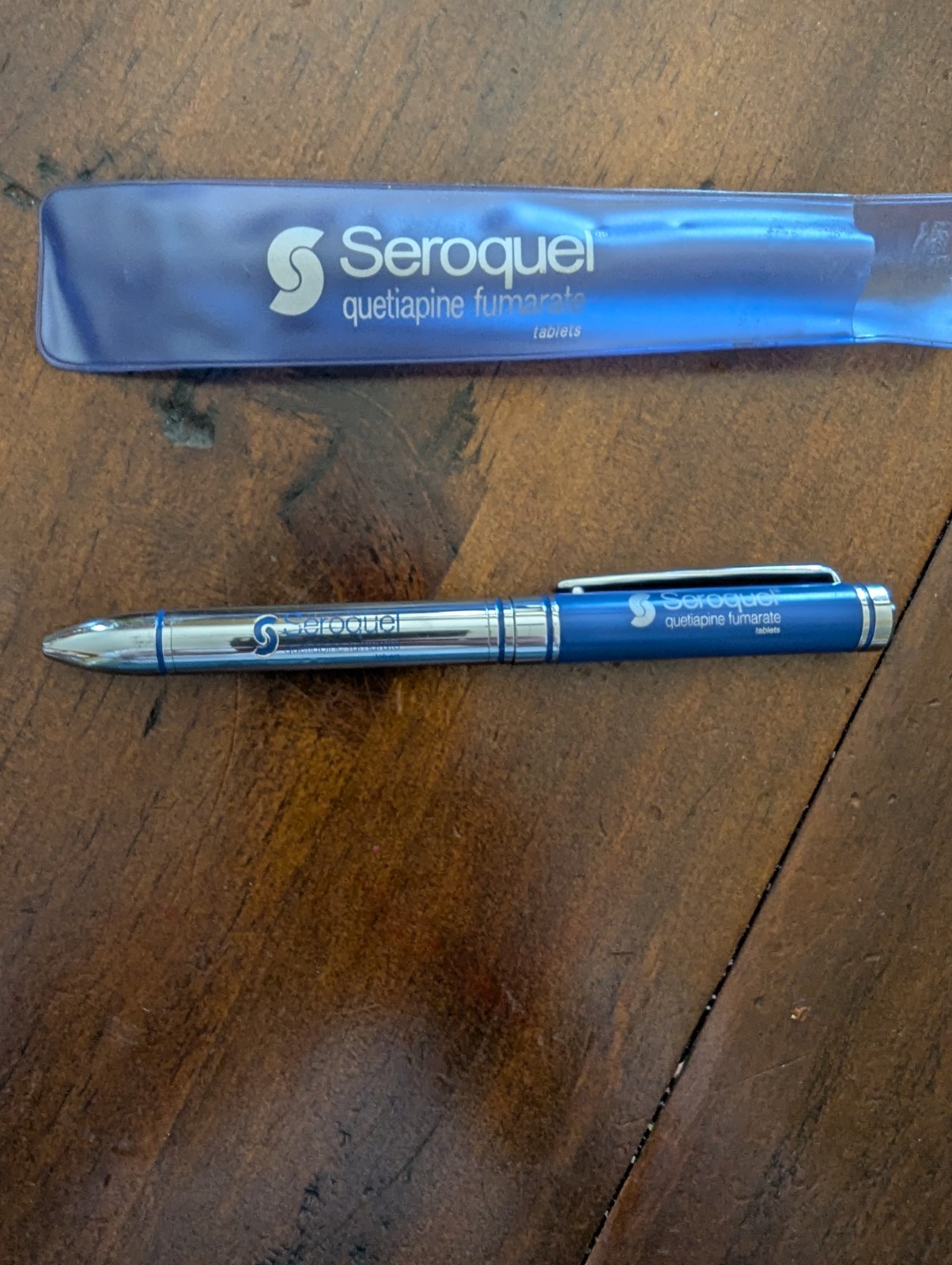 Seroquel Heavy Metal Twist PEN Drug Rep Pharmaceutical Promo Medical Advertising