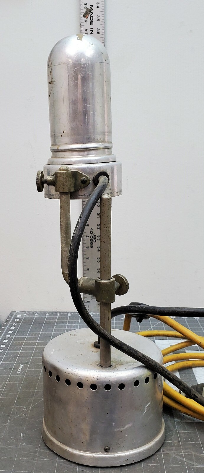 VINTAGE SODIUM LAB ARC Polariscope Light Source General Electric Vapor Lamp Comp